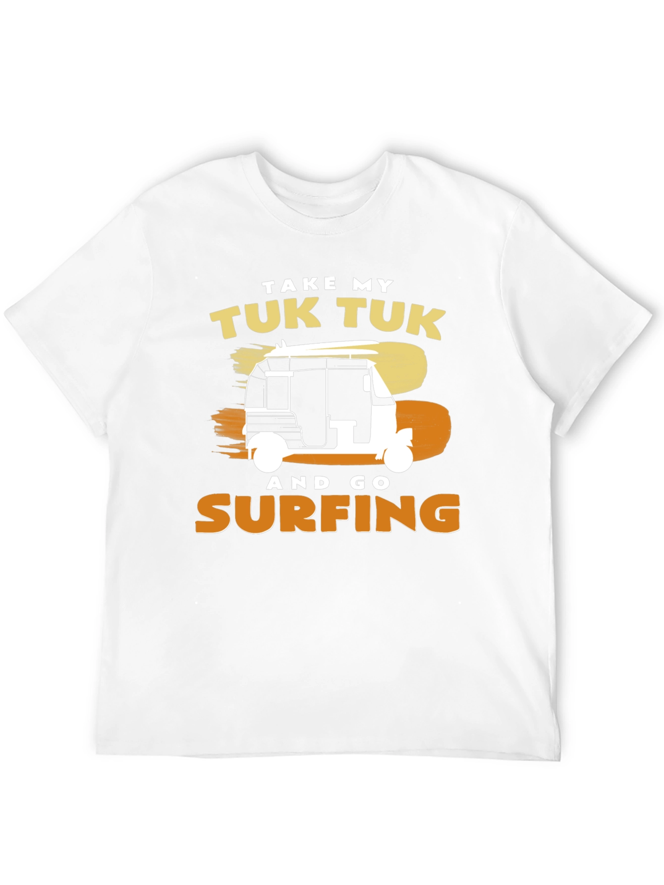 Tuk Tuk Surfing Graphic Tee - Vacation Style