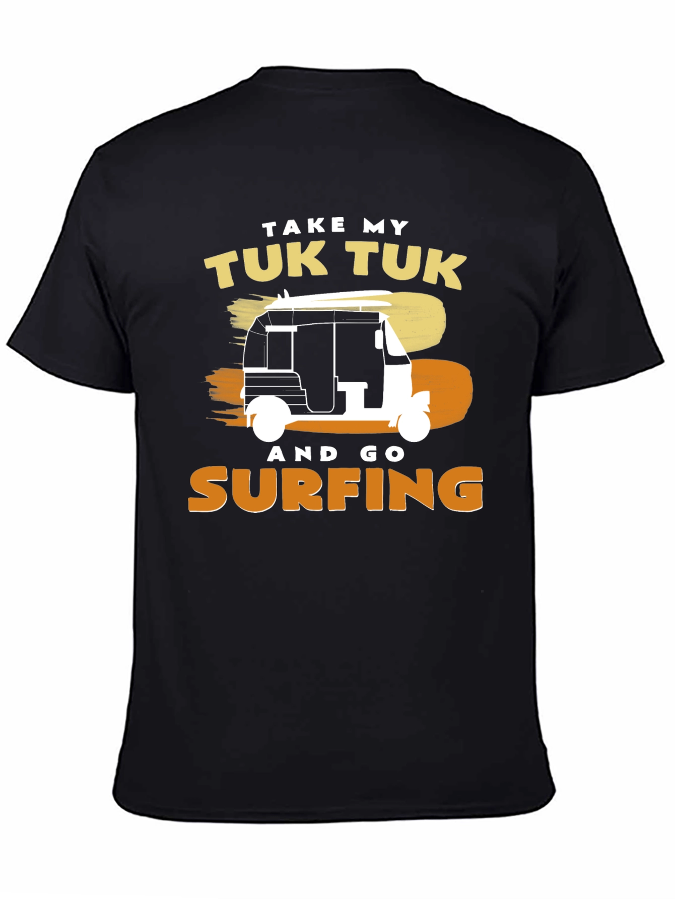 Tuk Tuk Surfing Graphic Tee - Vacation Style