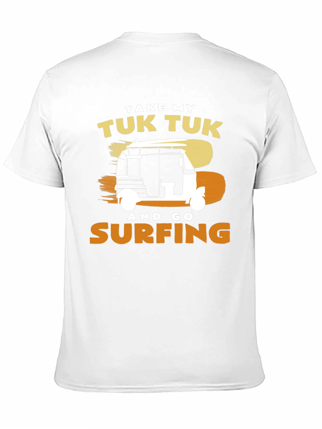 Tuk Tuk Surfing Graphic Tee - Vacation Style