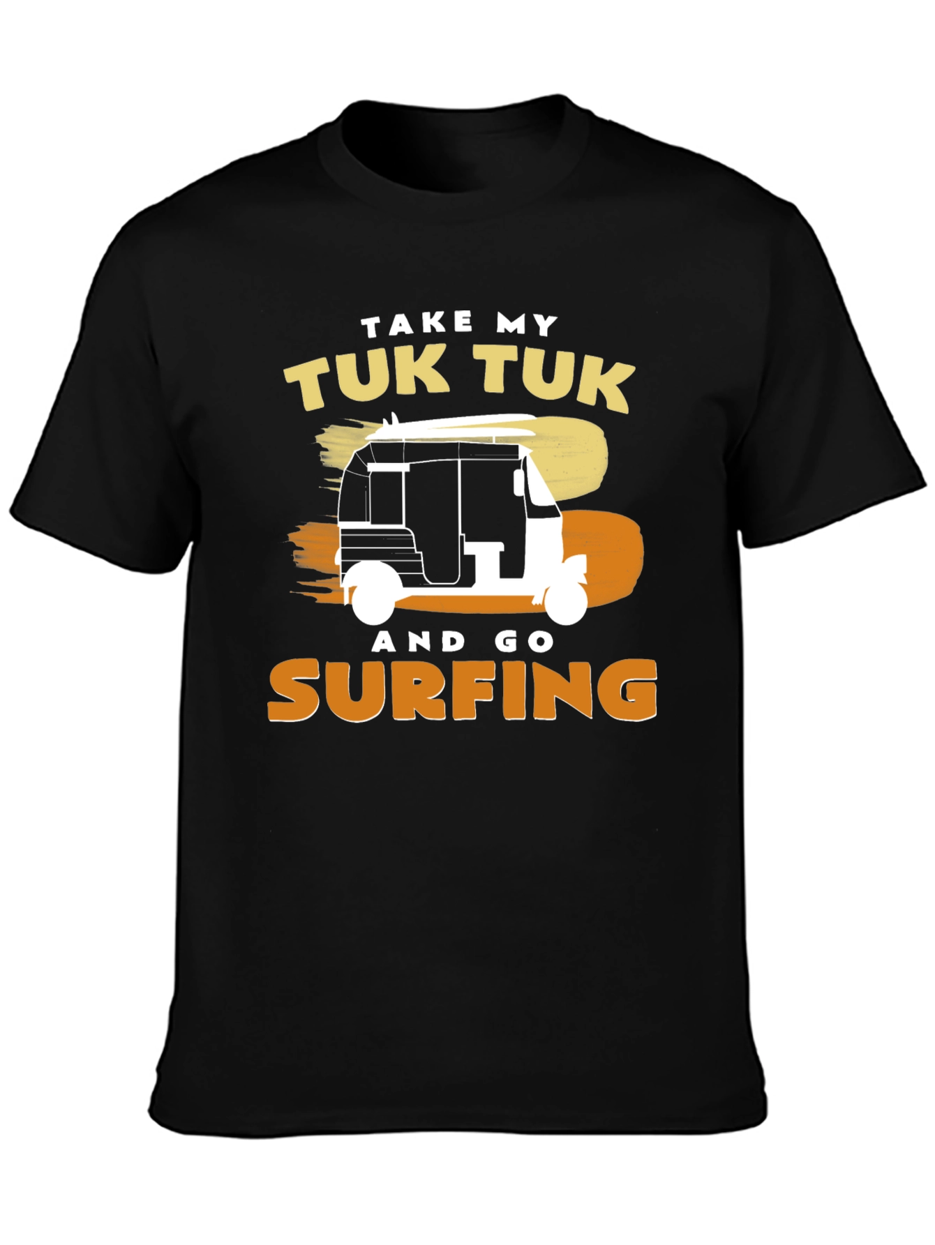 Tuk Tuk Surfing Graphic Tee - Vacation Style