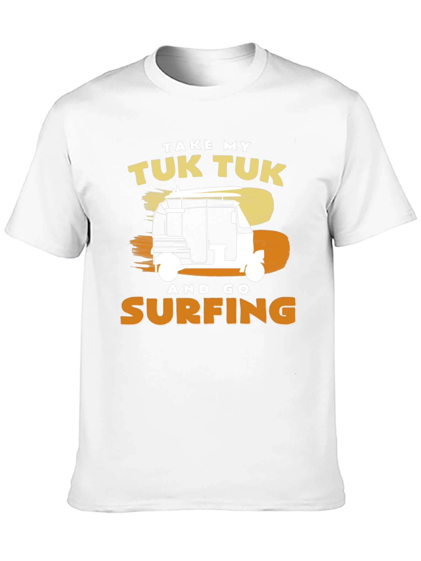 Tuk Tuk Surfing Graphic Tee - Vacation Style