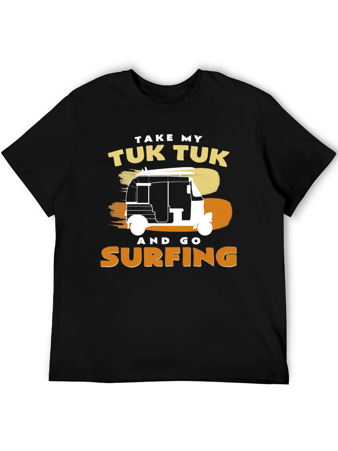 Tuk Tuk Surfing Graphic Tee - Vacation Style