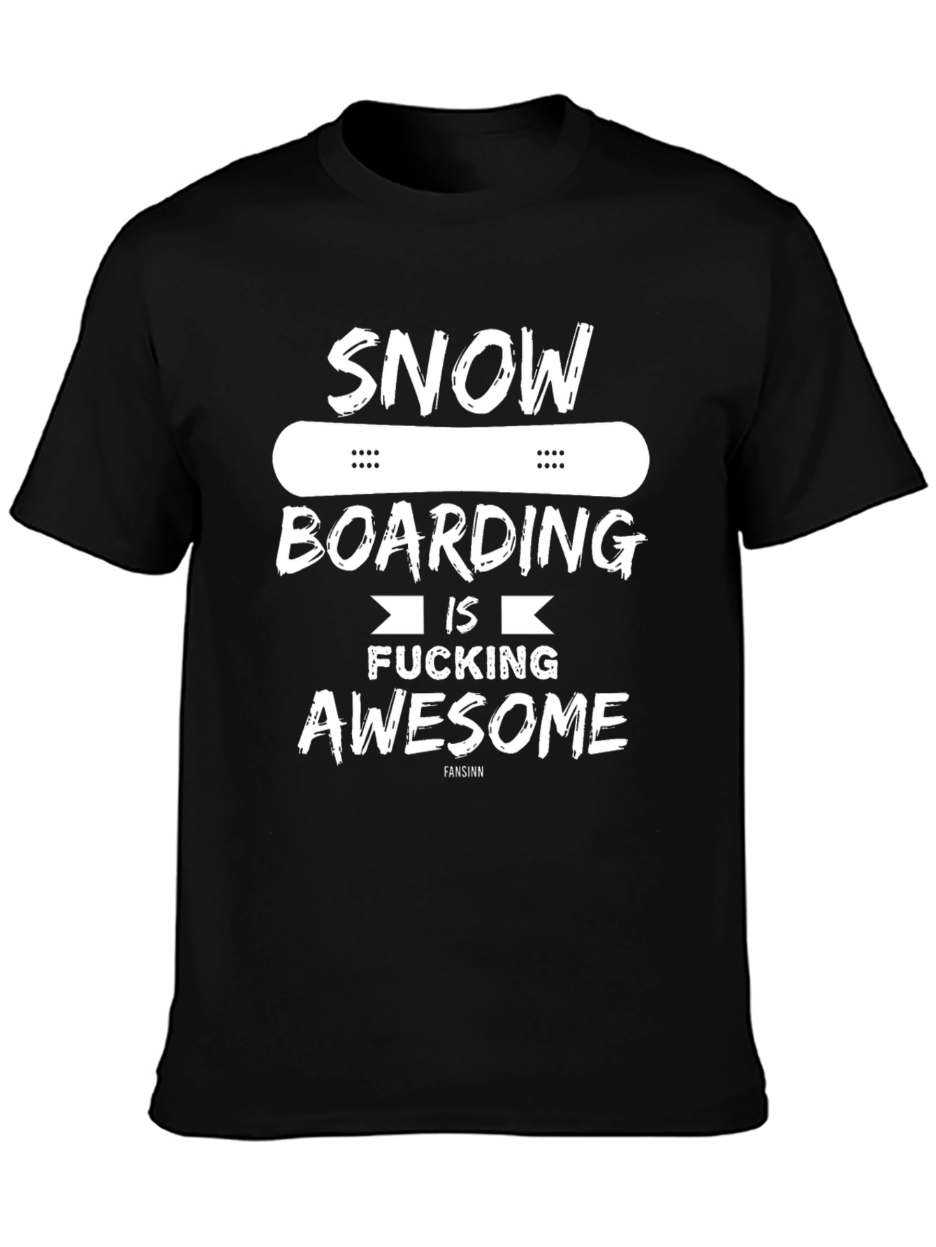 Snowboarding is Awesome Graphic Tee