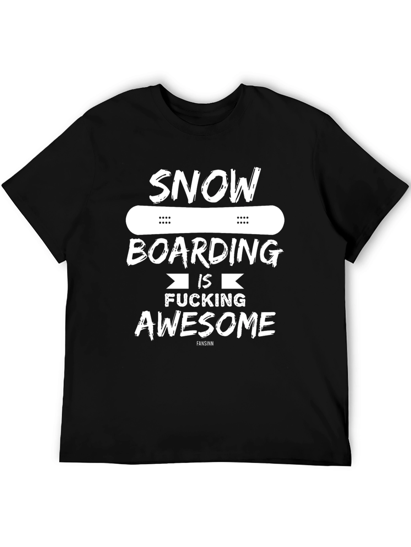 Snowboarding is Awesome Graphic Tee
