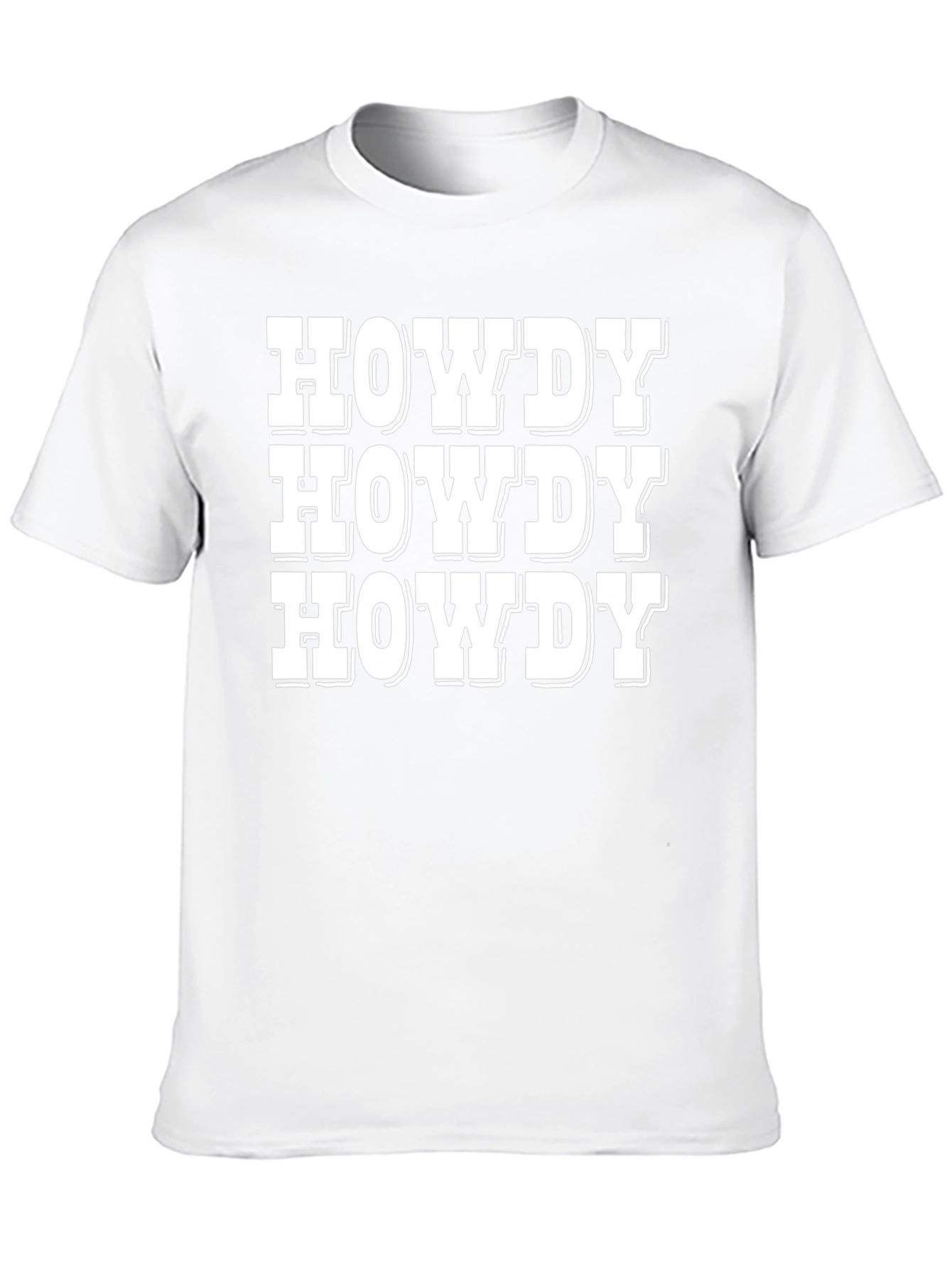 Howdy T-Shirt - Black Casual Western