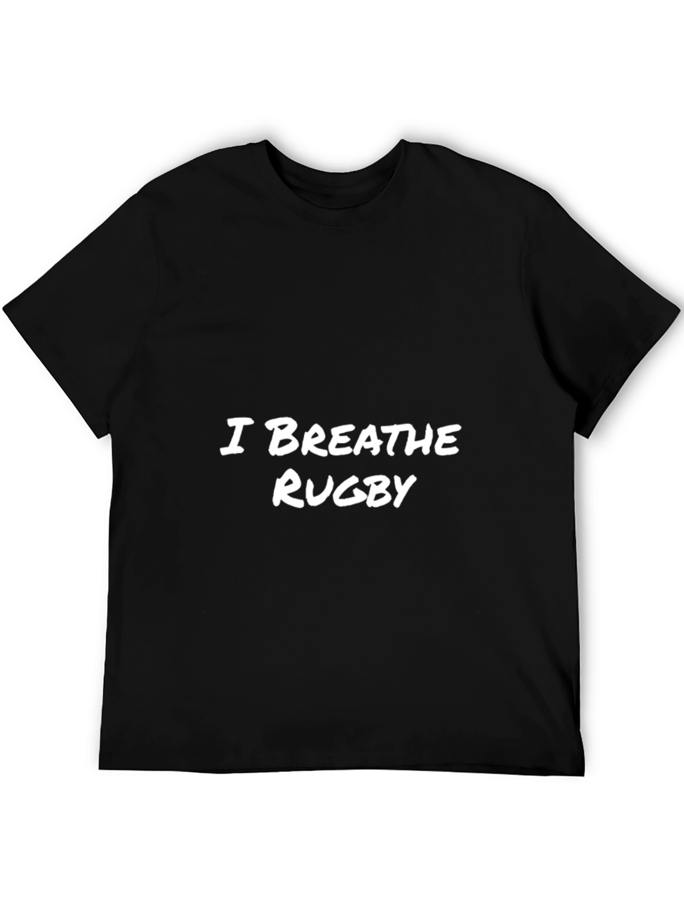 I Breathe Rugby Black T-Shirt