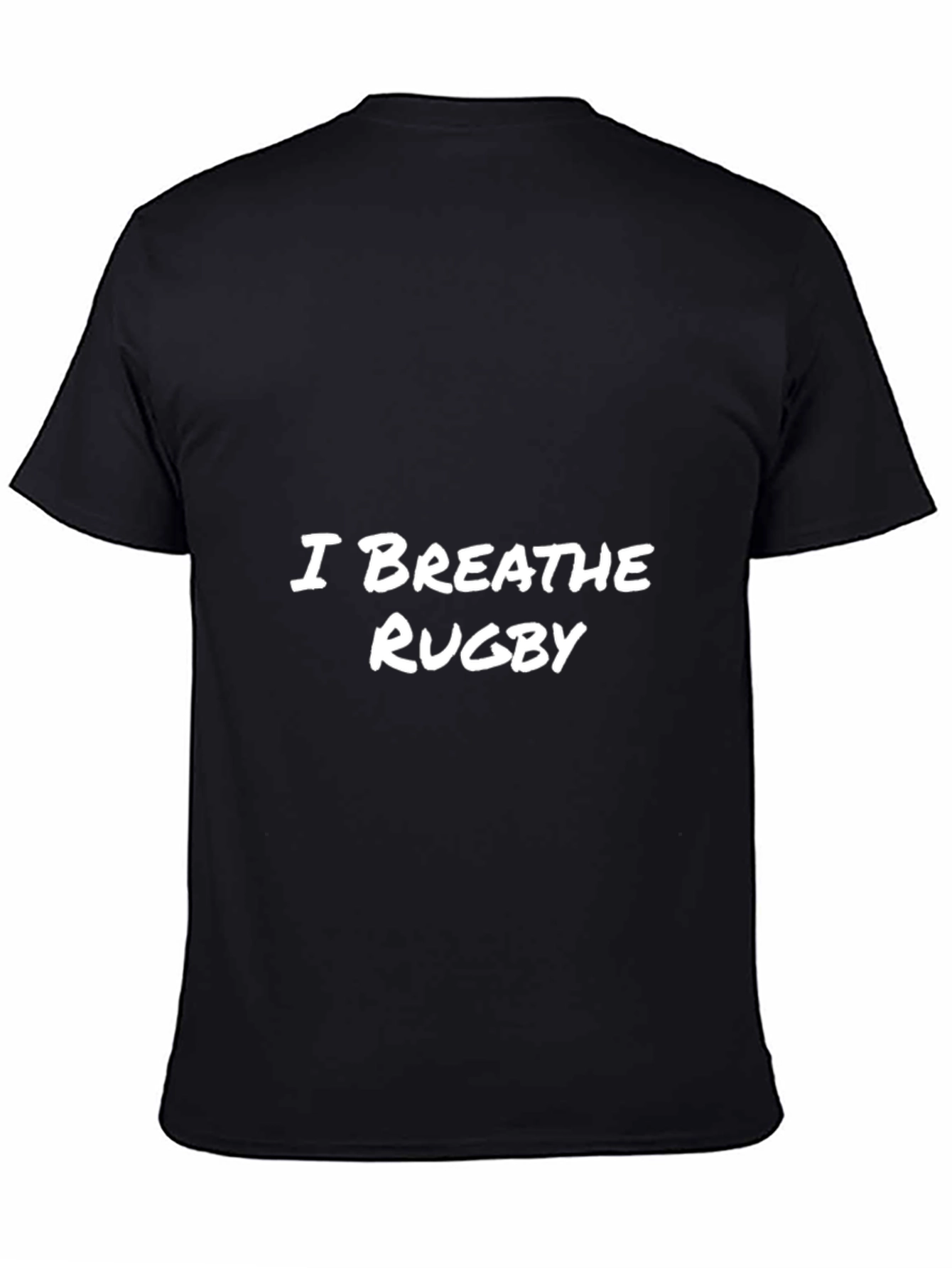 I Breathe Rugby Black T-Shirt