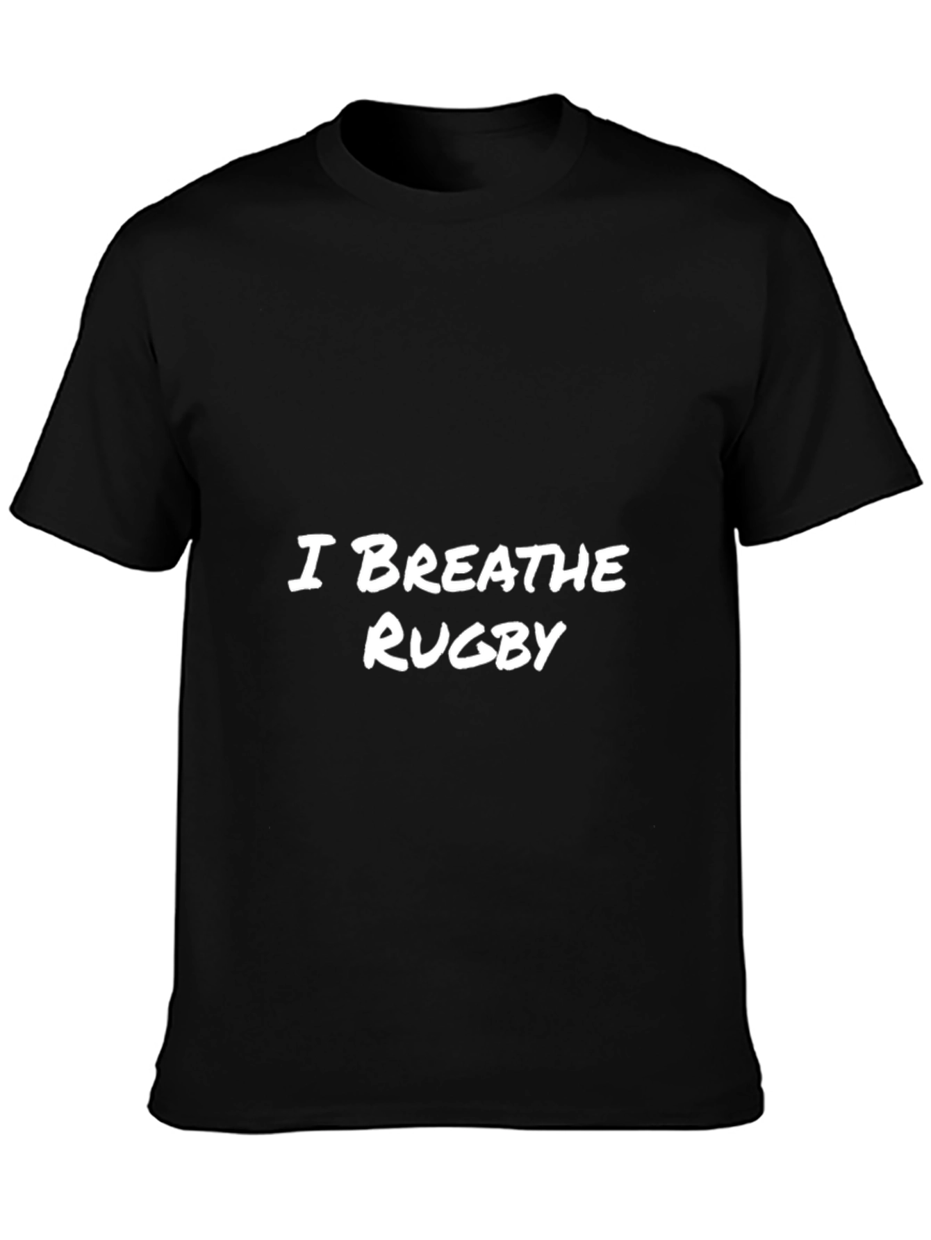 I Breathe Rugby Black T-Shirt
