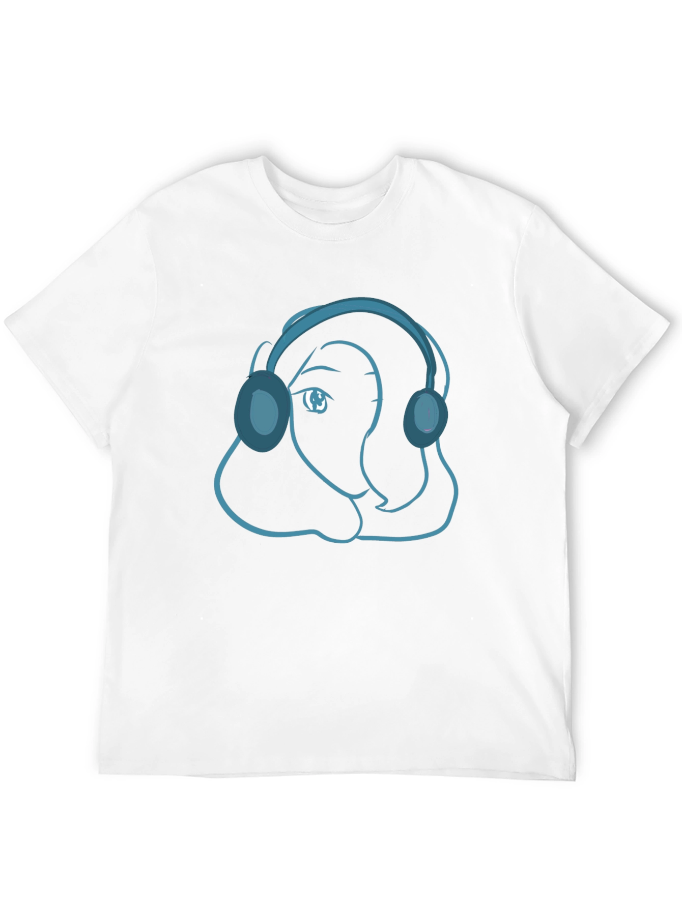 Cool Cartoon Headphone T-Shirt