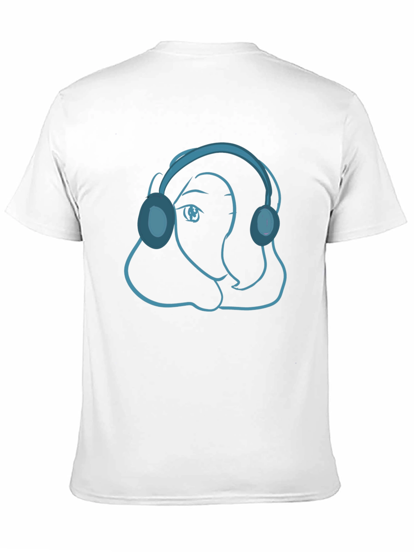 Cool Cartoon Headphone T-Shirt