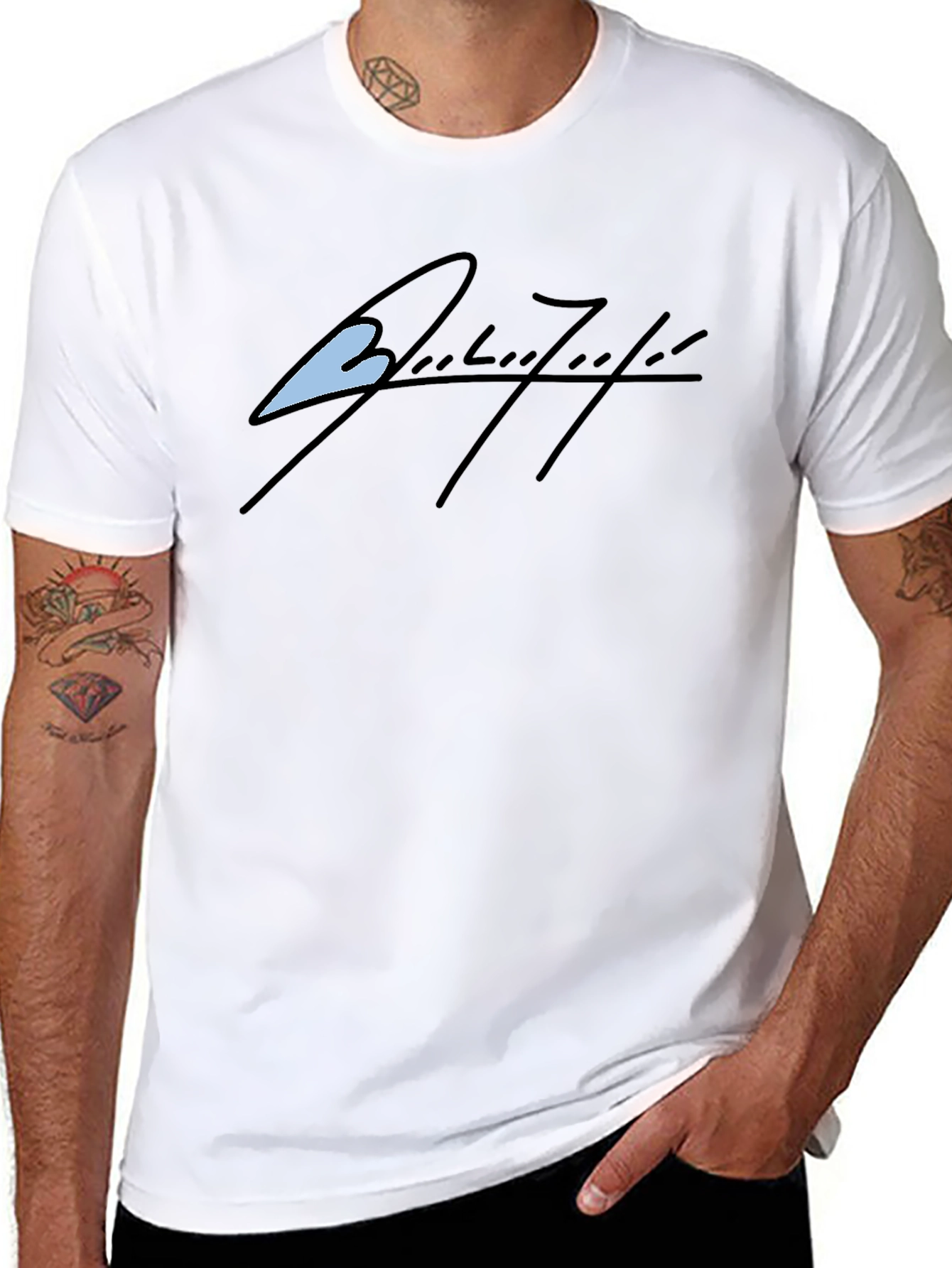 Signature Graphic Black T-Shirt