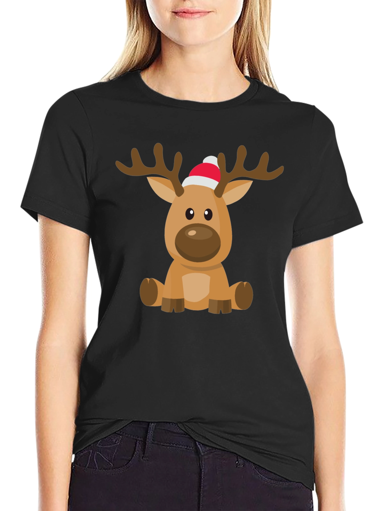 Reindeer Graphic Tee - Holiday Cheer!