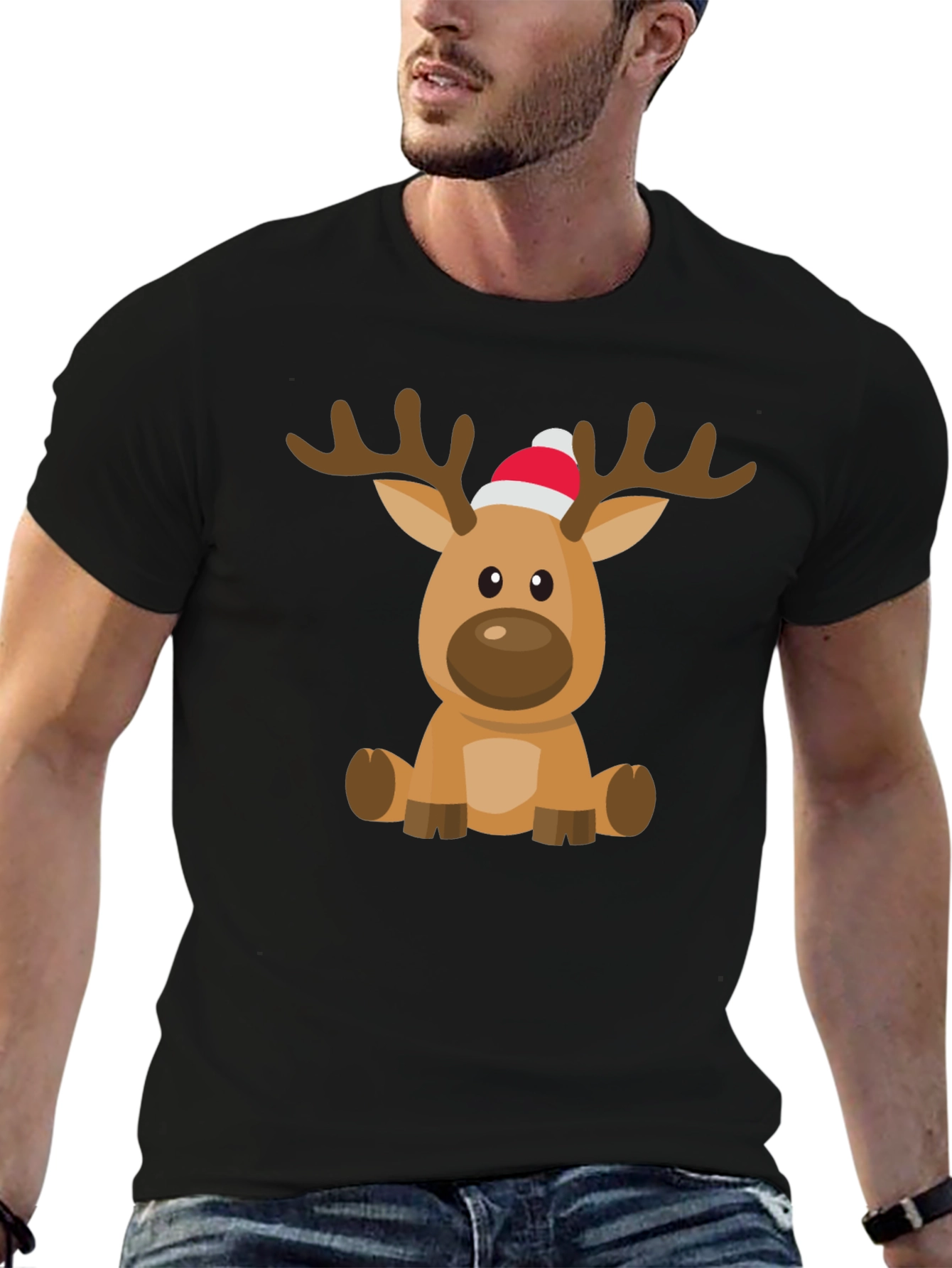 Reindeer Graphic Tee - Holiday Cheer!