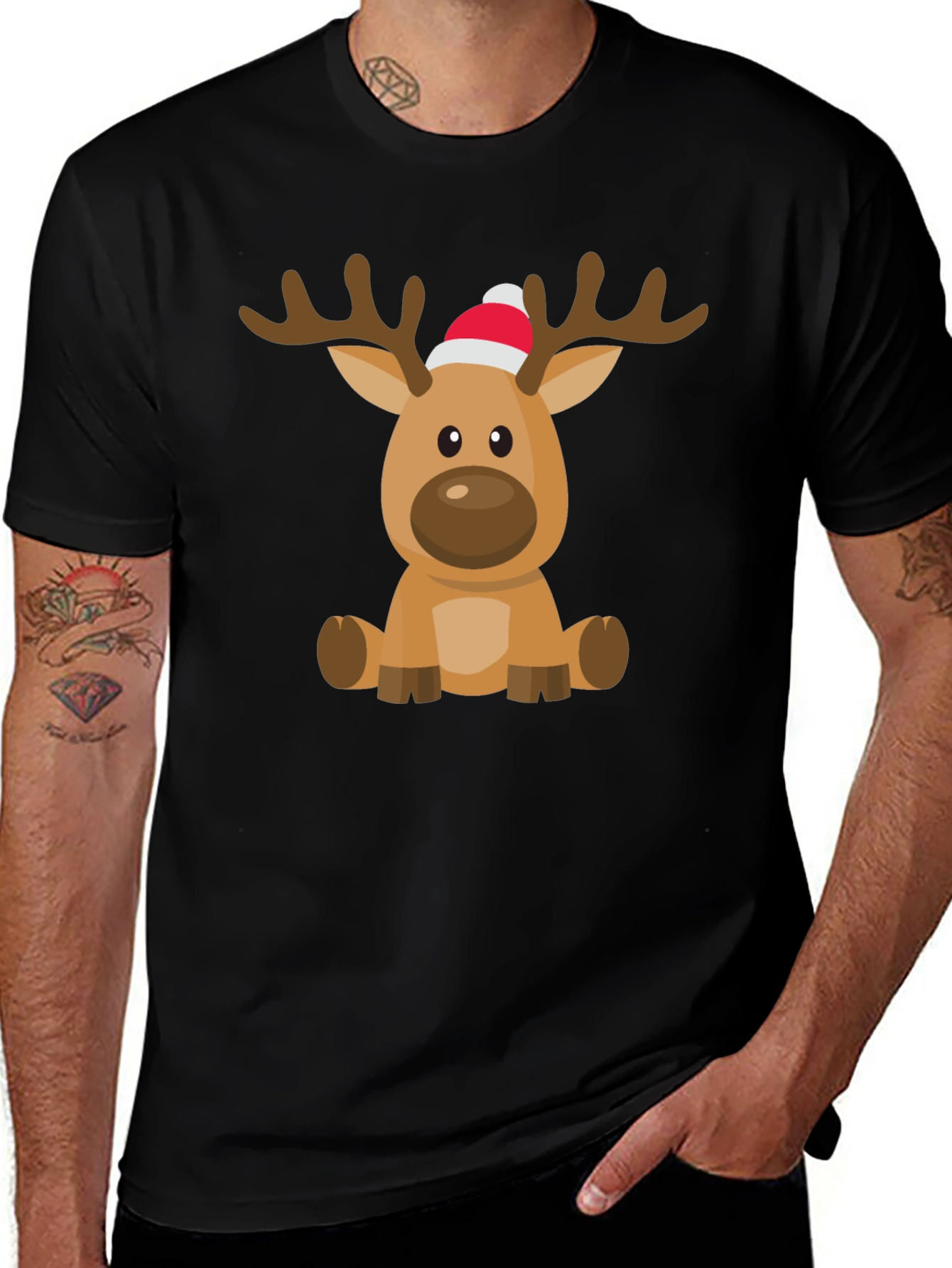 Reindeer Graphic Tee - Holiday Cheer!