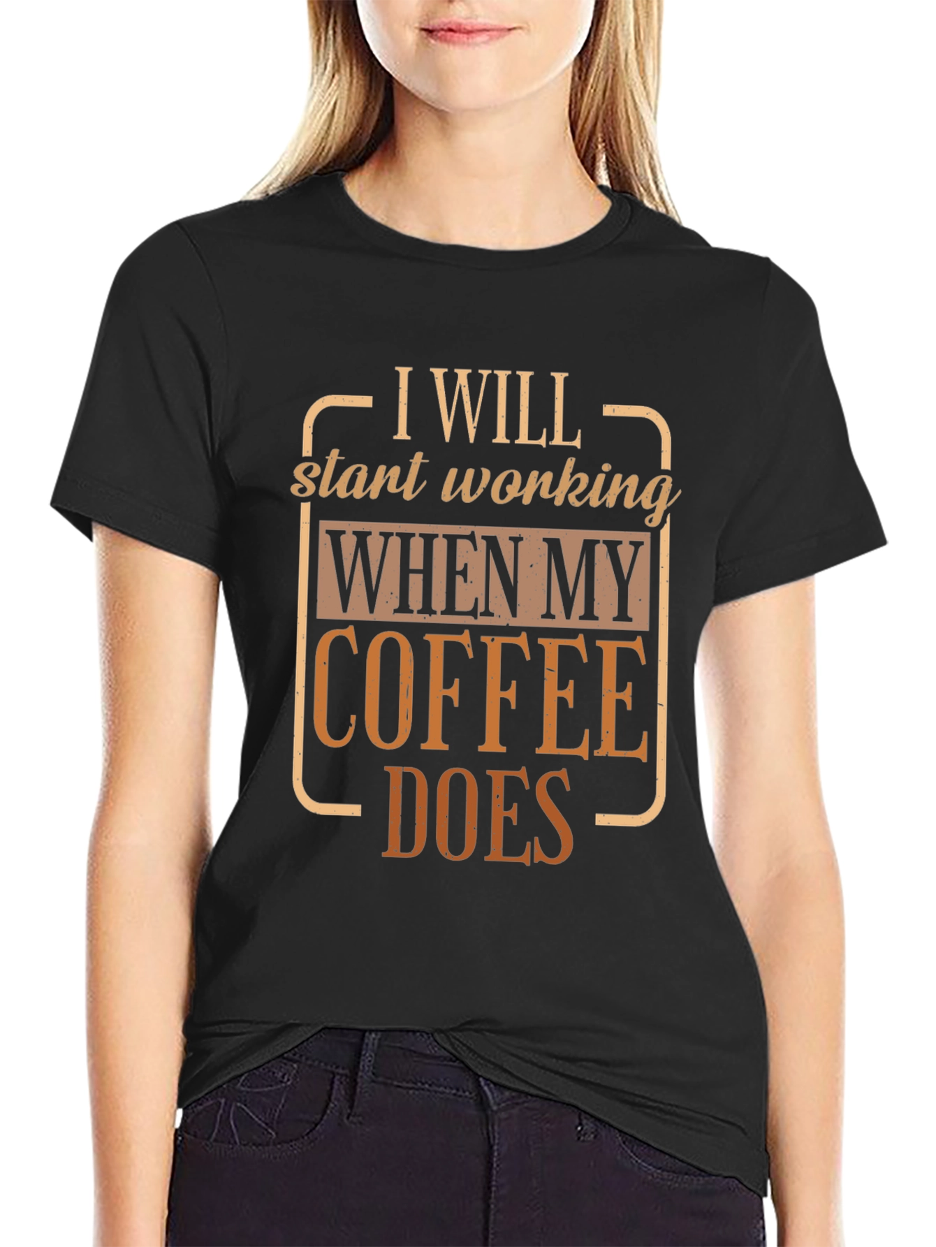 Coffee Does T-Shirt - Funny Work Tee