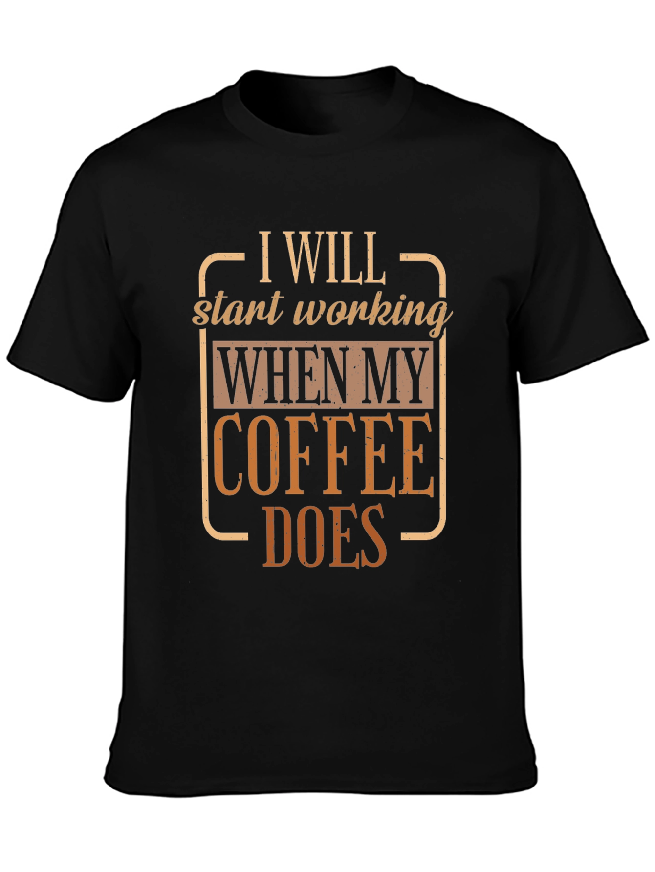 Coffee Does T-Shirt - Funny Work Tee