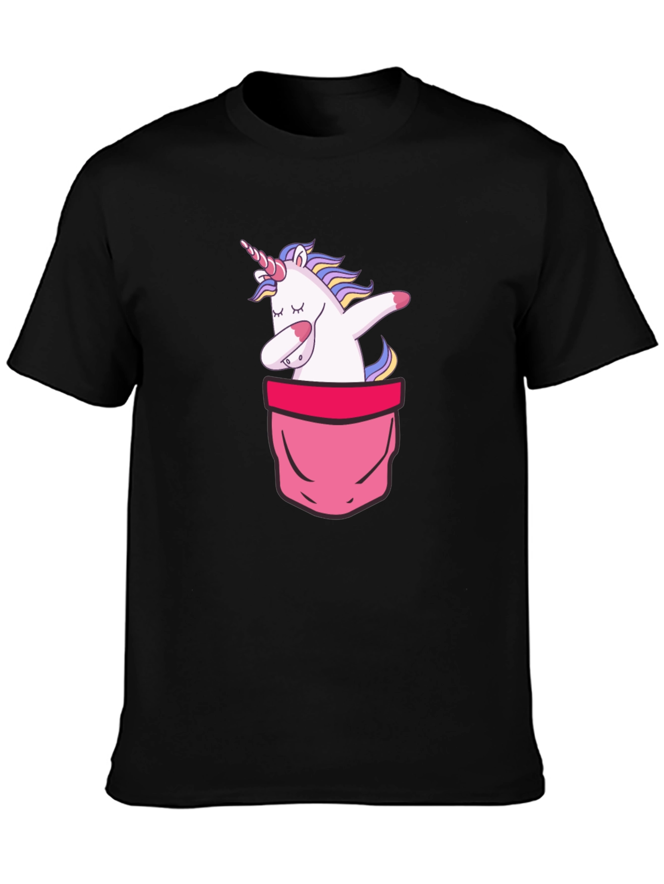 Unicorn Pocket Dab T-Shirt