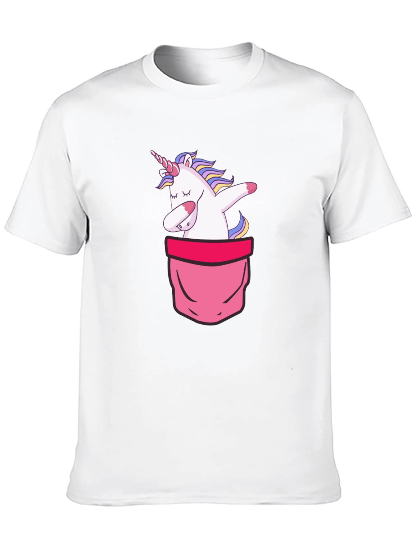 Unicorn Pocket Dab T-Shirt