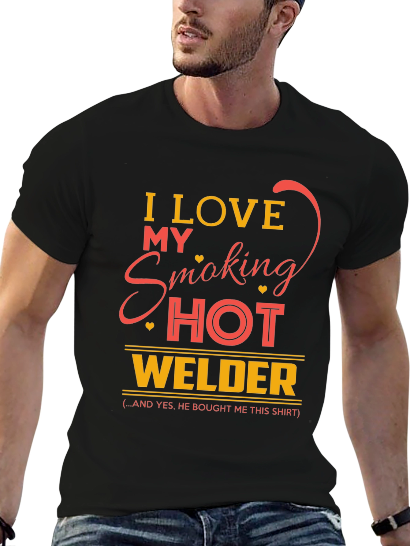 I Love My Smoking Hot Welder T-Shirt