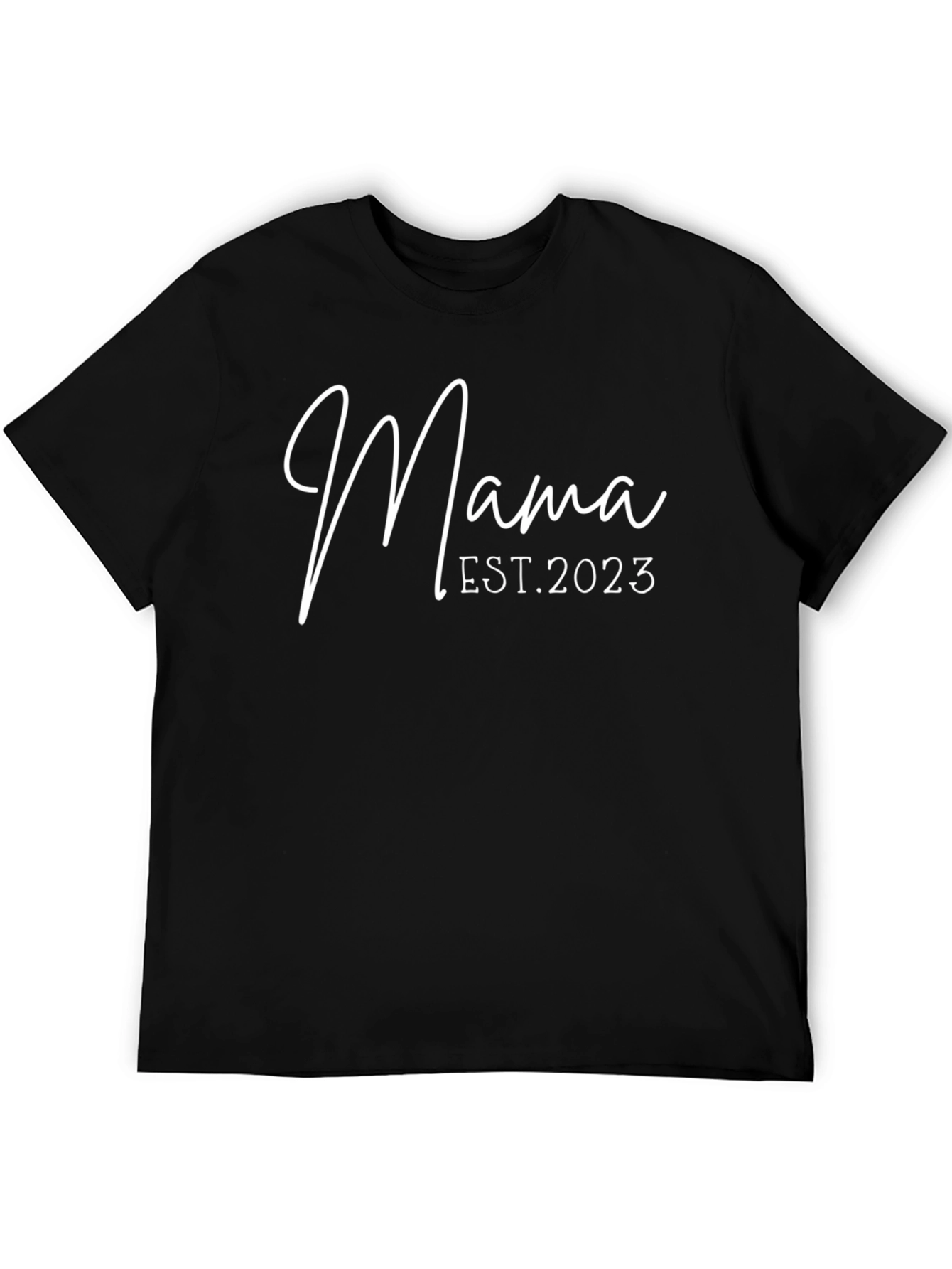 Mama Est. 2023 Graphic Tee - New Mom Shirt