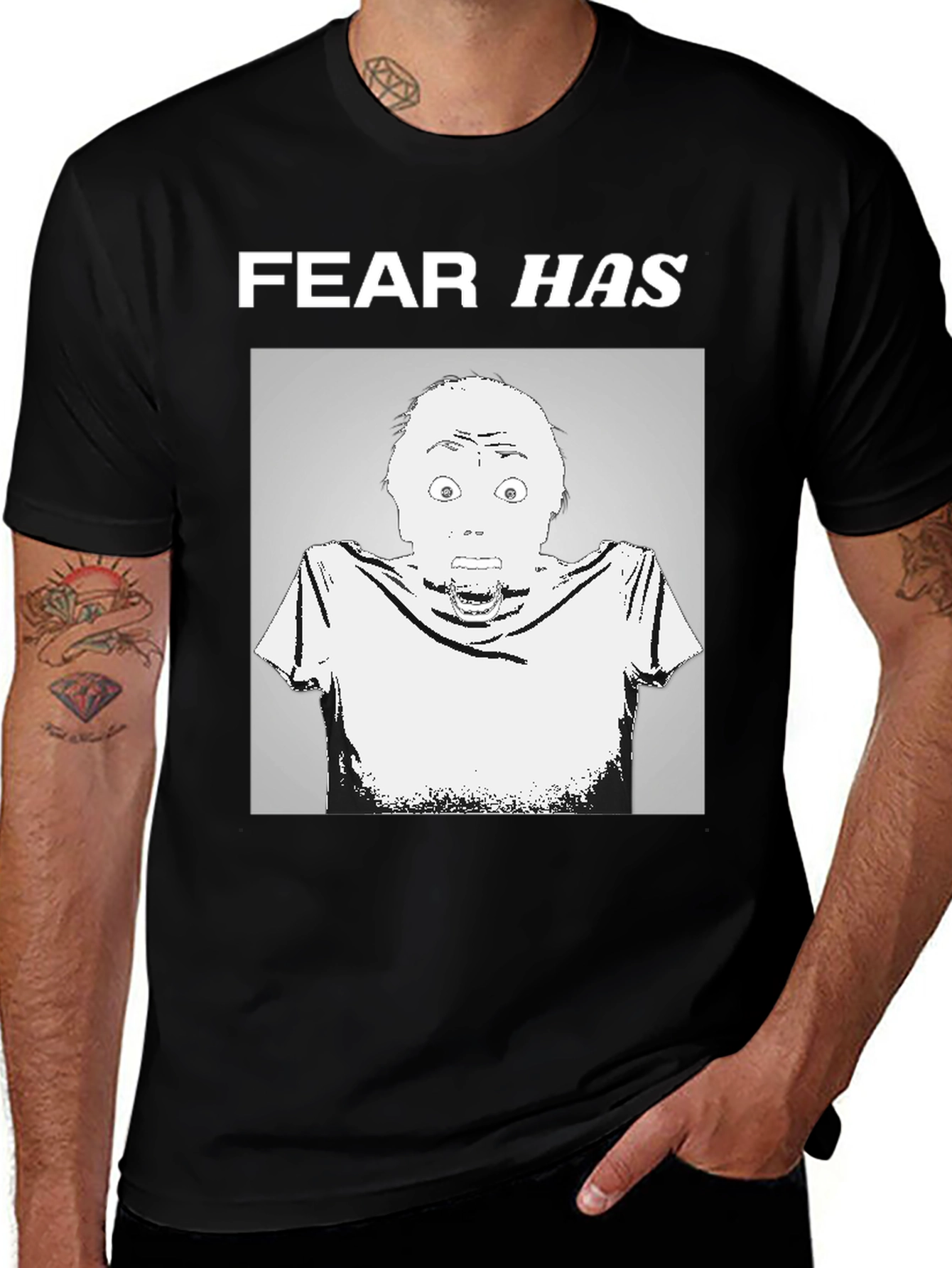 Fear Has a Face Graphic T-Shirt