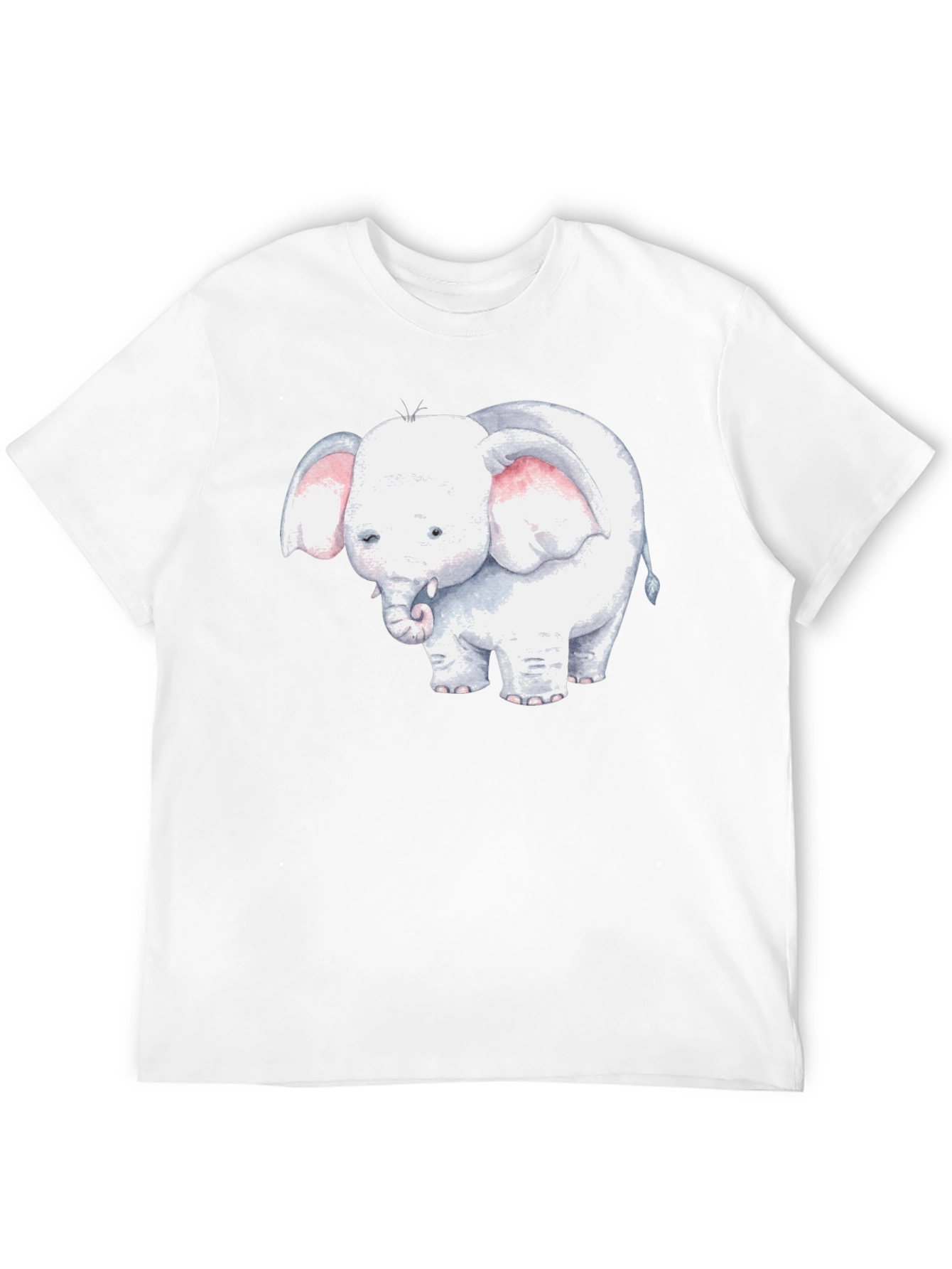 Elephant Graphic Tee - Cute Animal T-Shirt