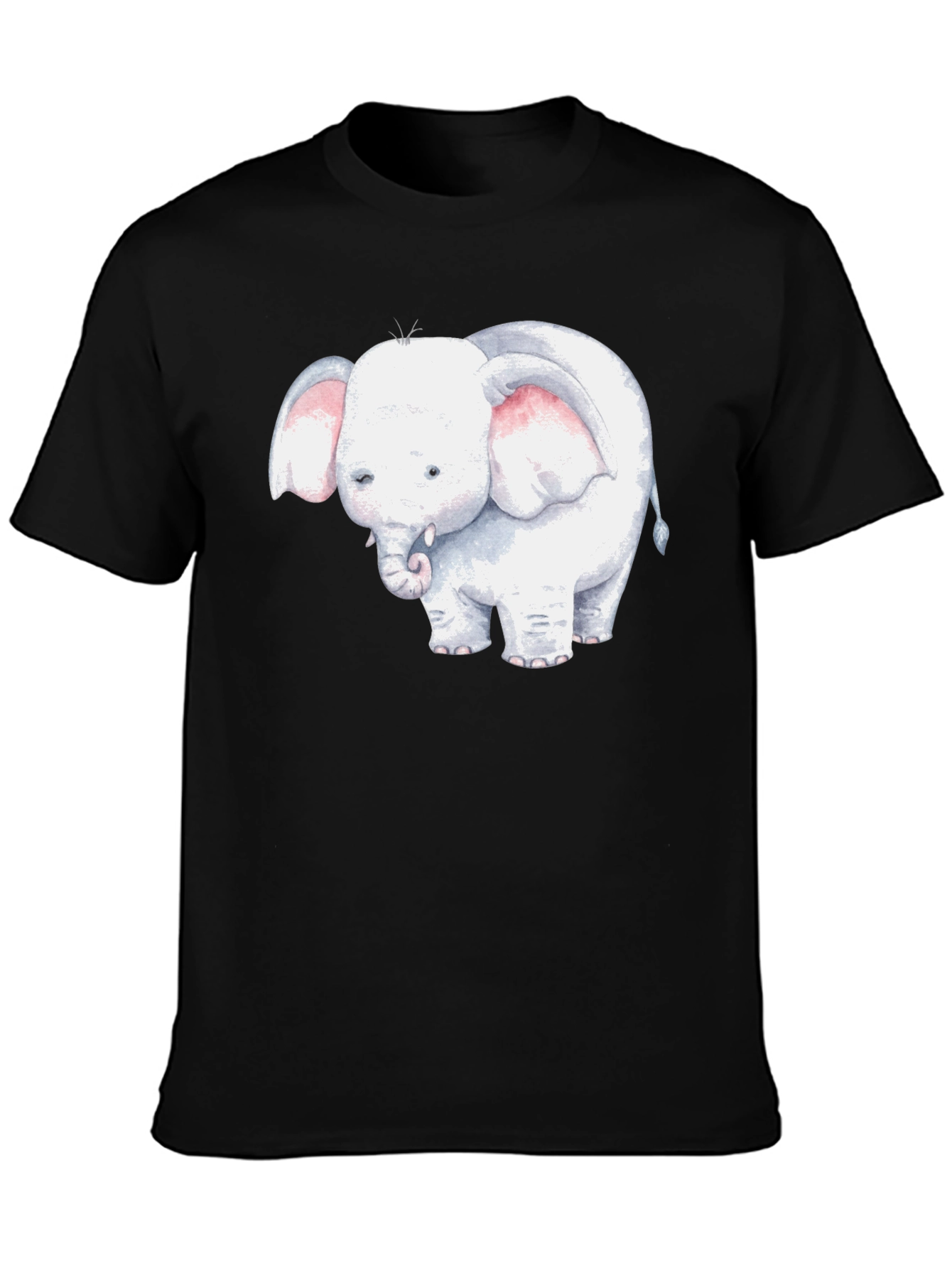 Elephant Graphic Tee - Cute Animal T-Shirt