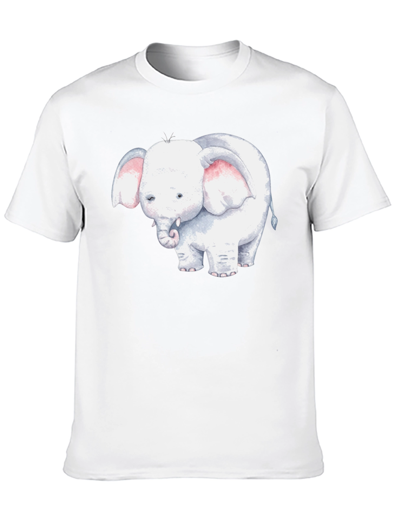 Elephant Graphic Tee - Cute Animal T-Shirt