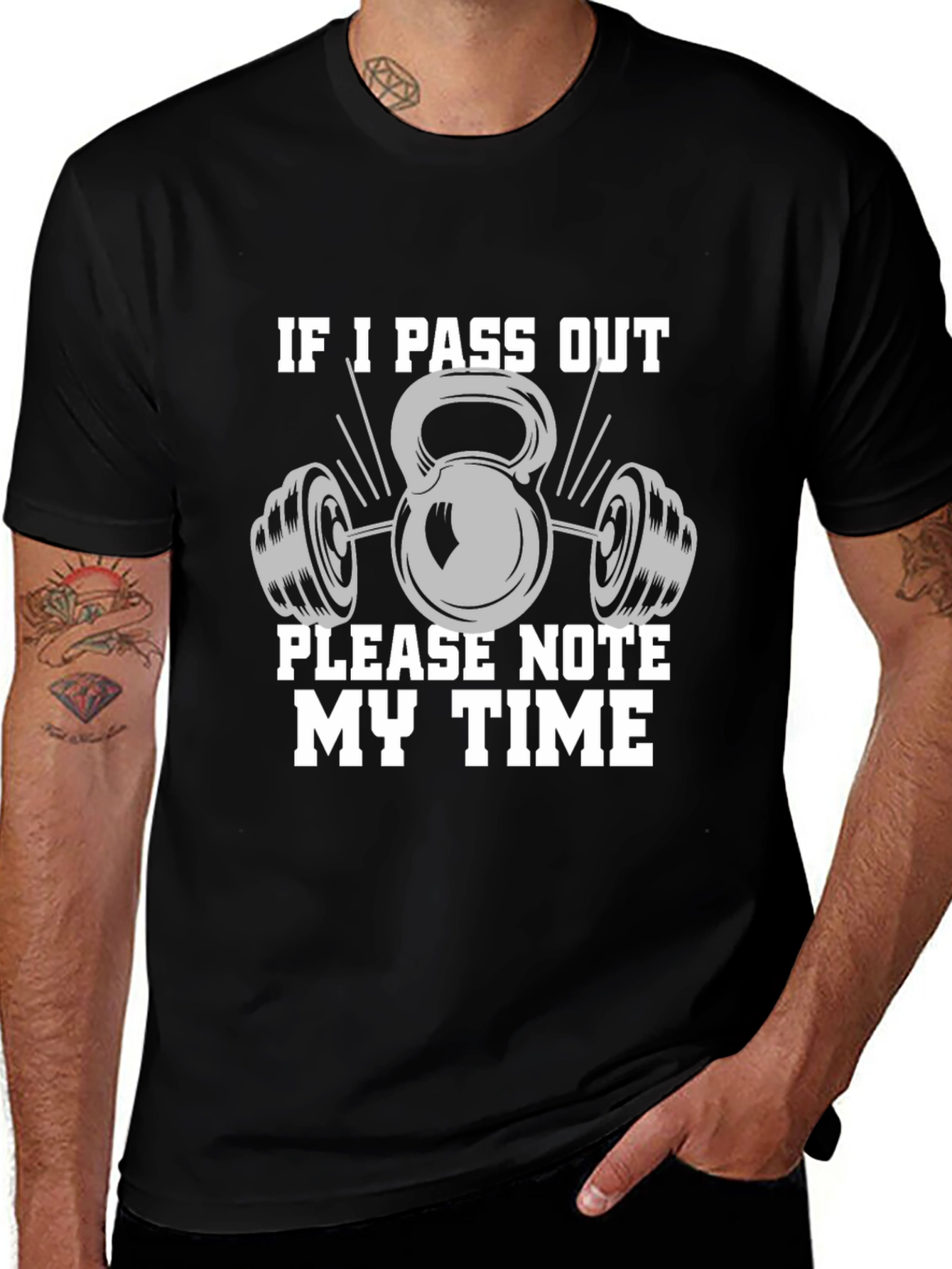 Workout Motivation T-Shirt - Time Your Efforts!