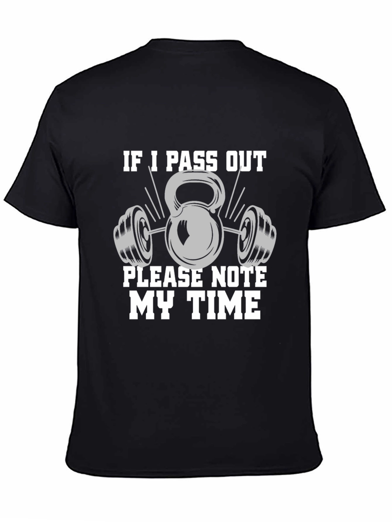 Workout Motivation T-Shirt - Time Your Efforts!