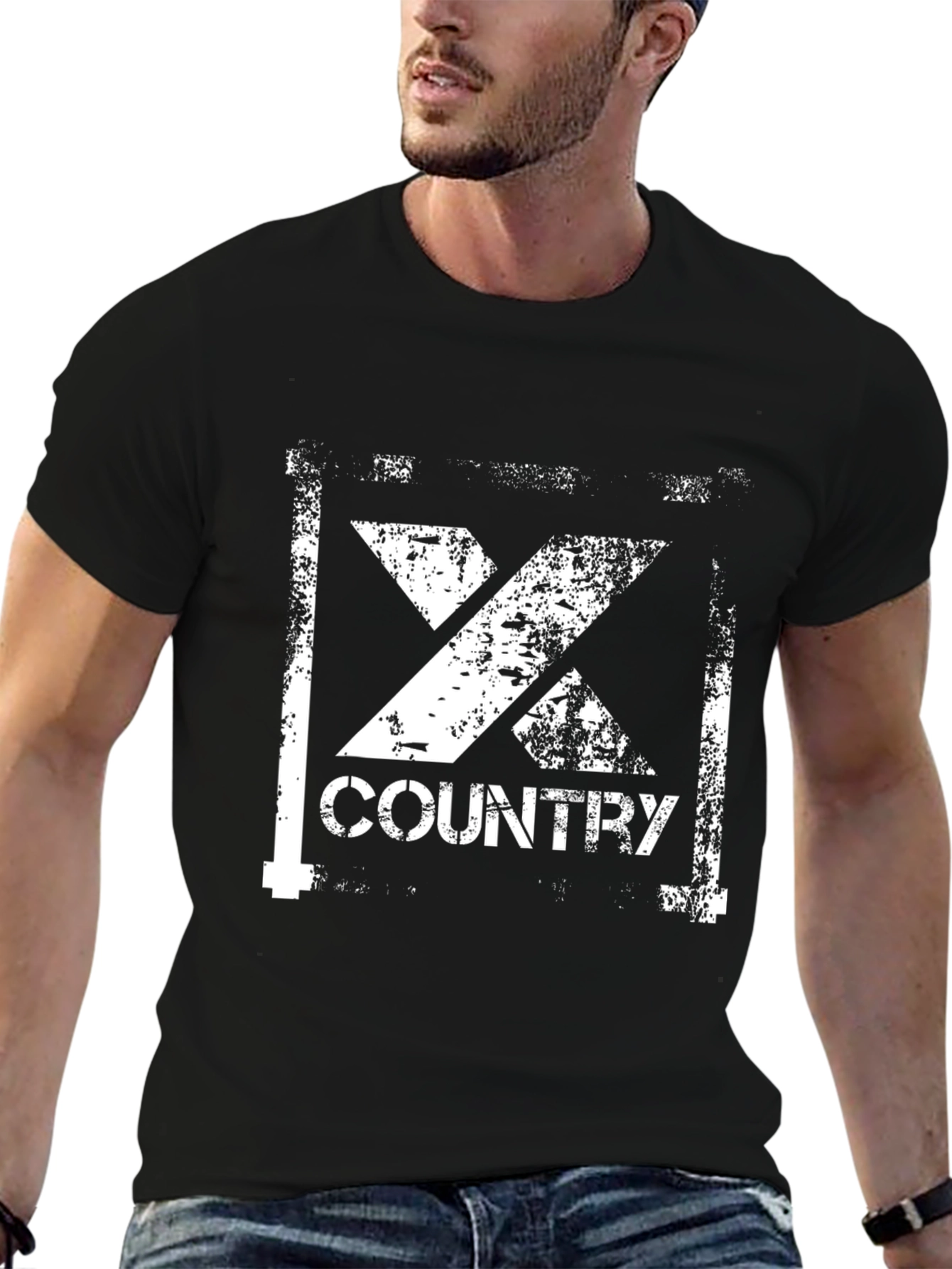 Country Music Black Graphic T-Shirt