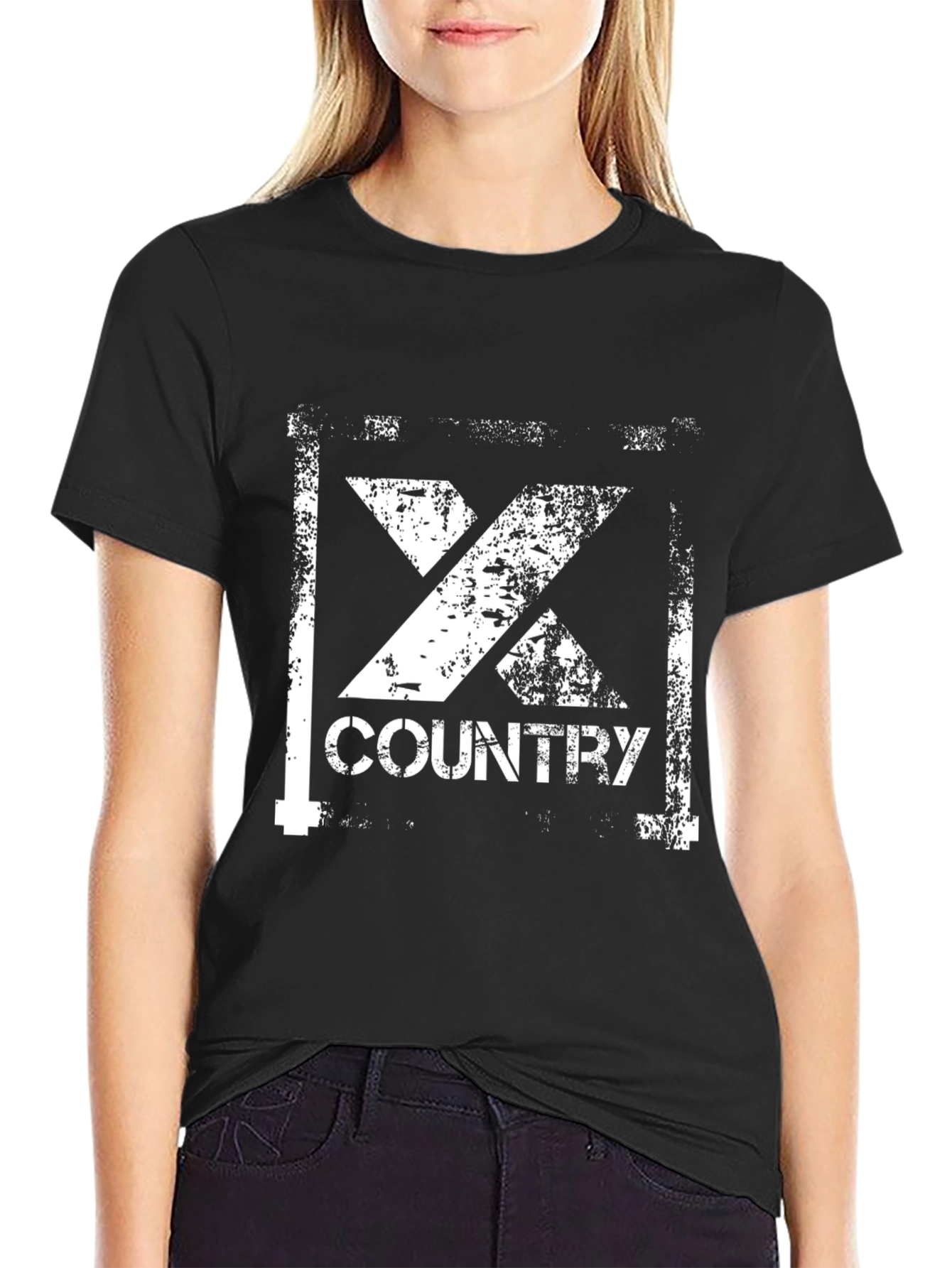 Country Music Black Graphic T-Shirt