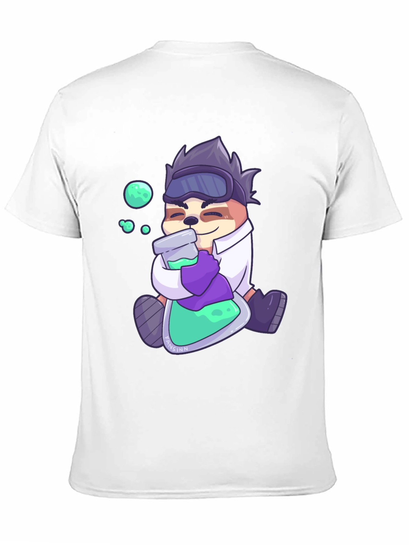 Sloth Scientist Graphic T-Shirt