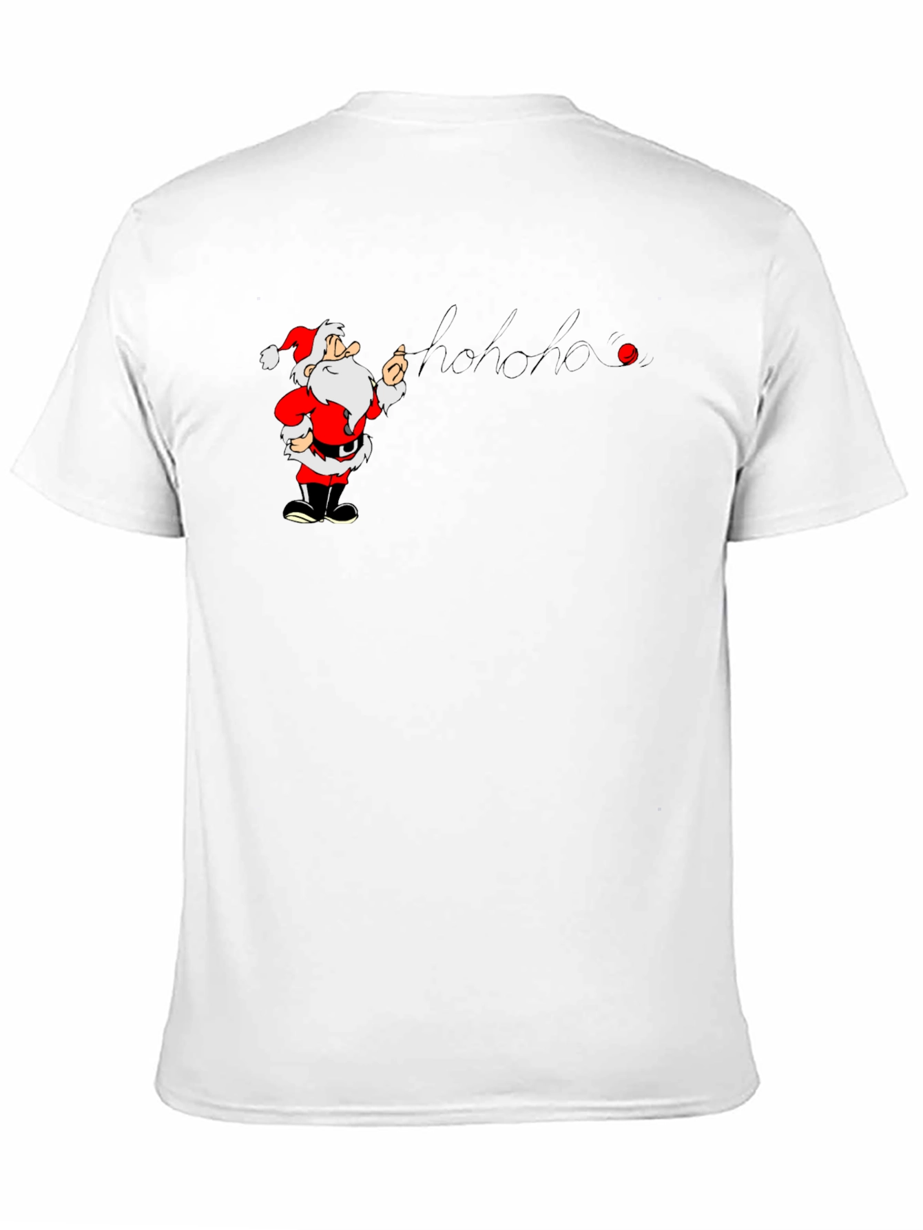 Santa Hohoho Graphic T-Shirt - Holiday Cheer