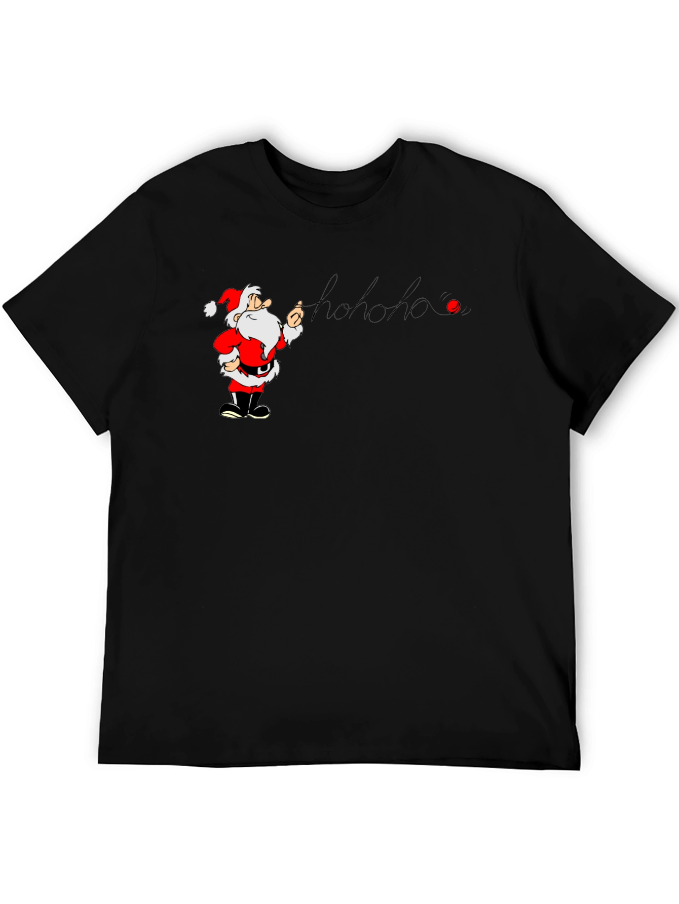 Santa Hohoho Graphic T-Shirt - Holiday Cheer