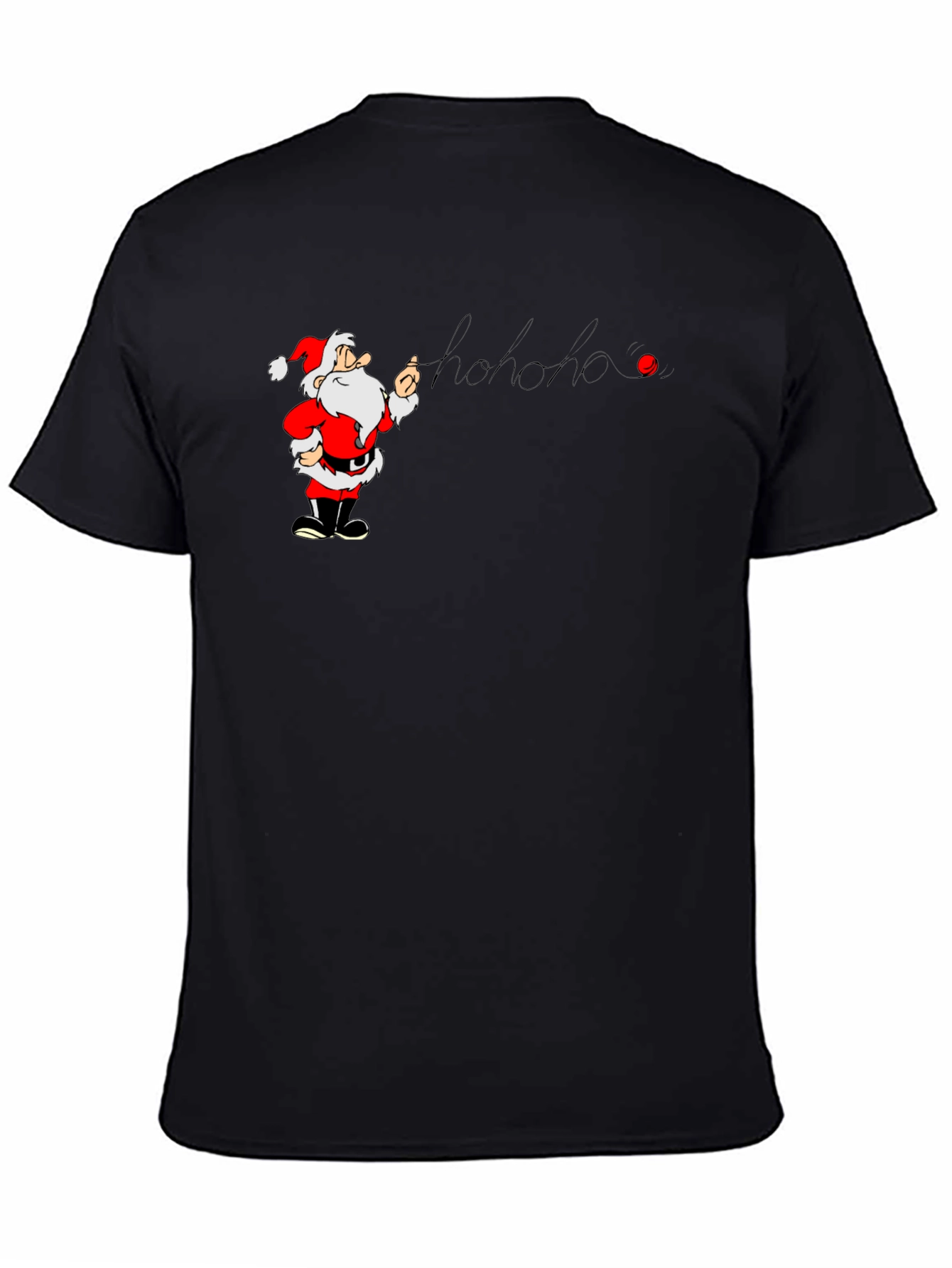 Santa Hohoho Graphic T-Shirt - Holiday Cheer