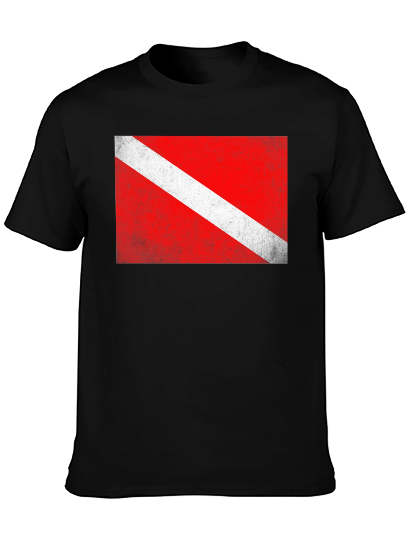Diver Down Flag Graphic T-Shirt - Scuba Diving Tee
