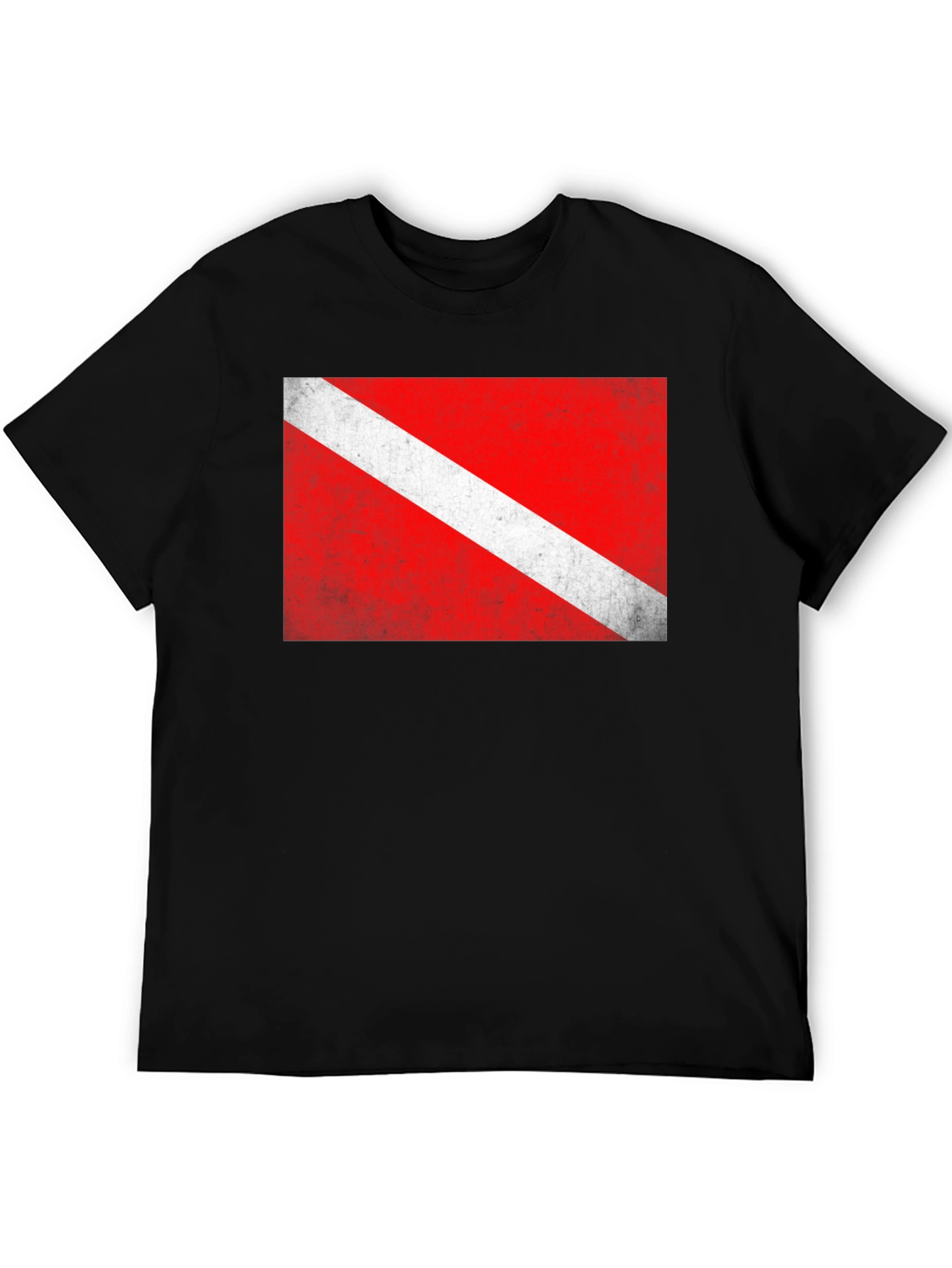 Diver Down Flag Graphic T-Shirt - Scuba Diving Tee
