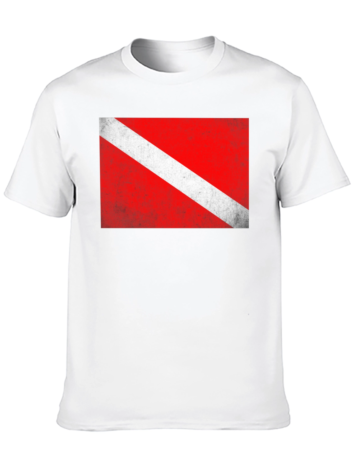 Diver Down Flag Graphic T-Shirt - Scuba Diving Tee