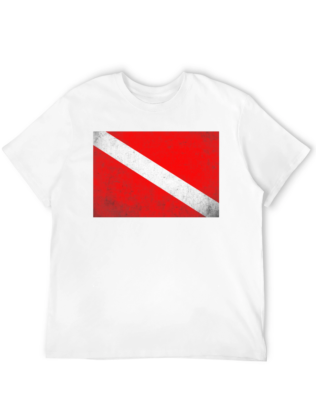 Diver Down Flag Graphic T-Shirt - Scuba Diving Tee