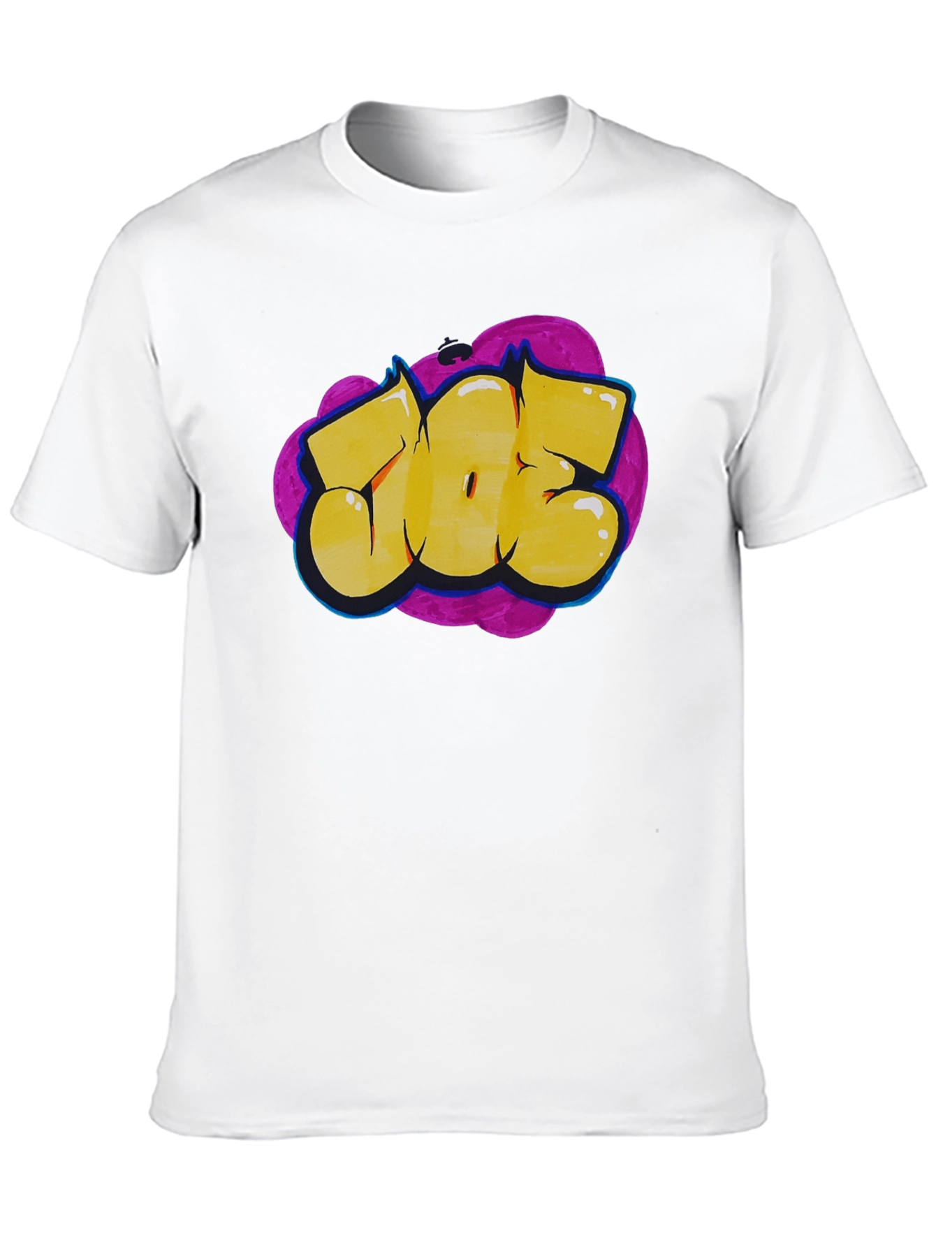 Graffiti Style Graphic Tee - Bold Statement T-Shirt