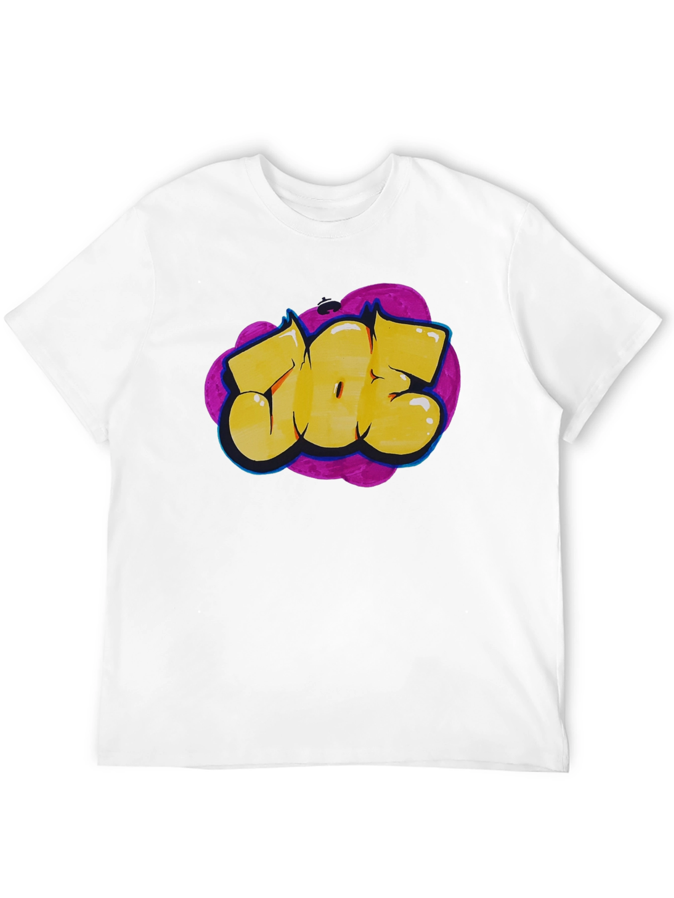 Graffiti Style Graphic Tee - Bold Statement T-Shirt