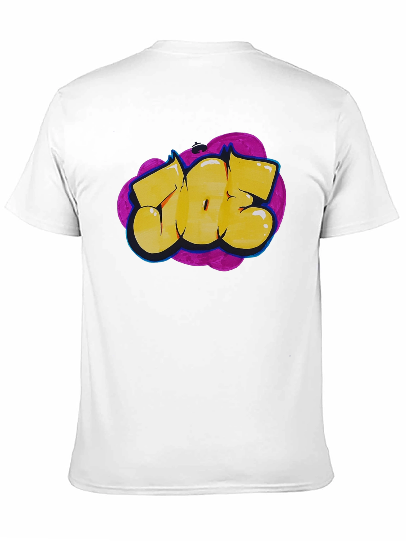 Graffiti Style Graphic Tee - Bold Statement T-Shirt