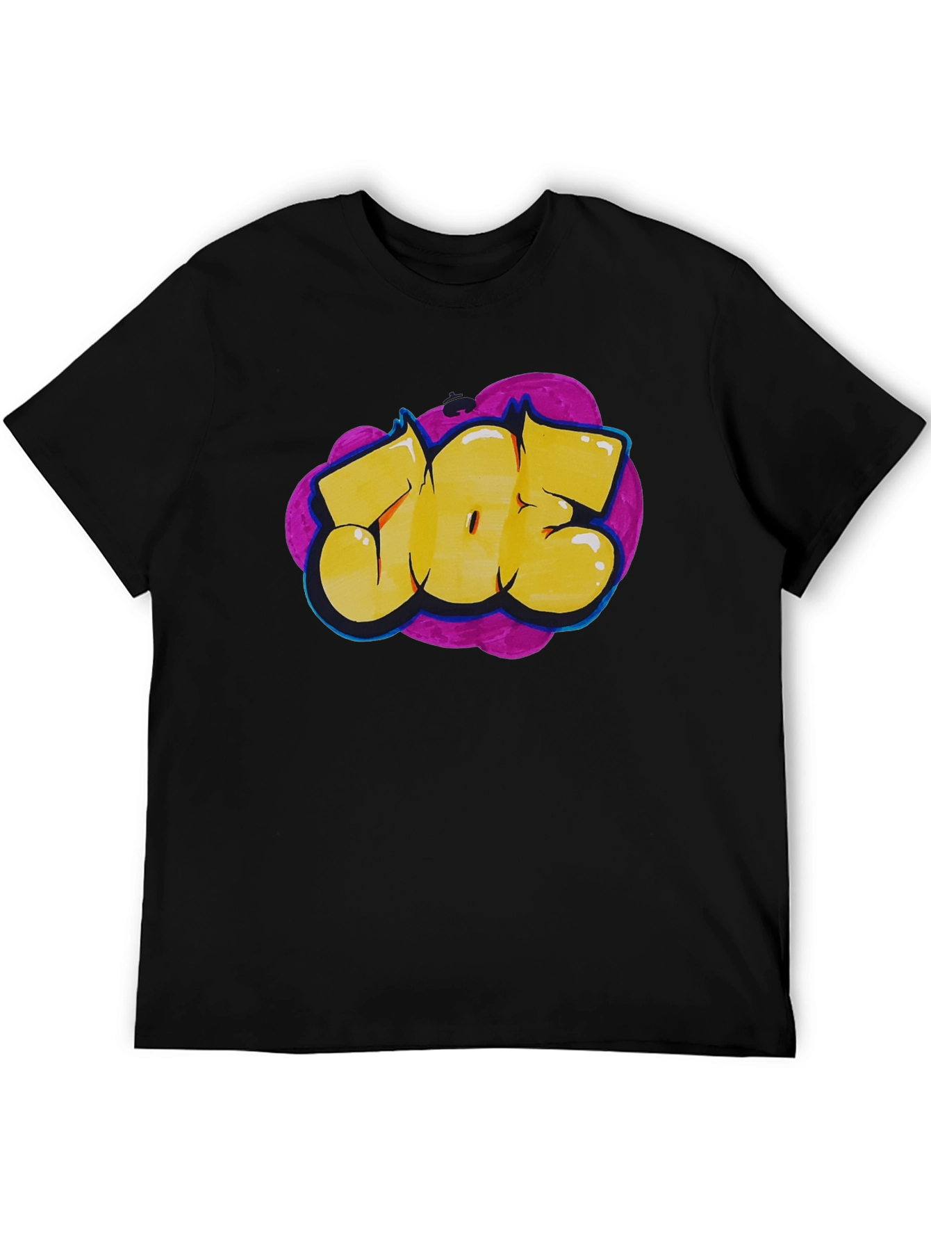 Graffiti Style Graphic Tee - Bold Statement T-Shirt