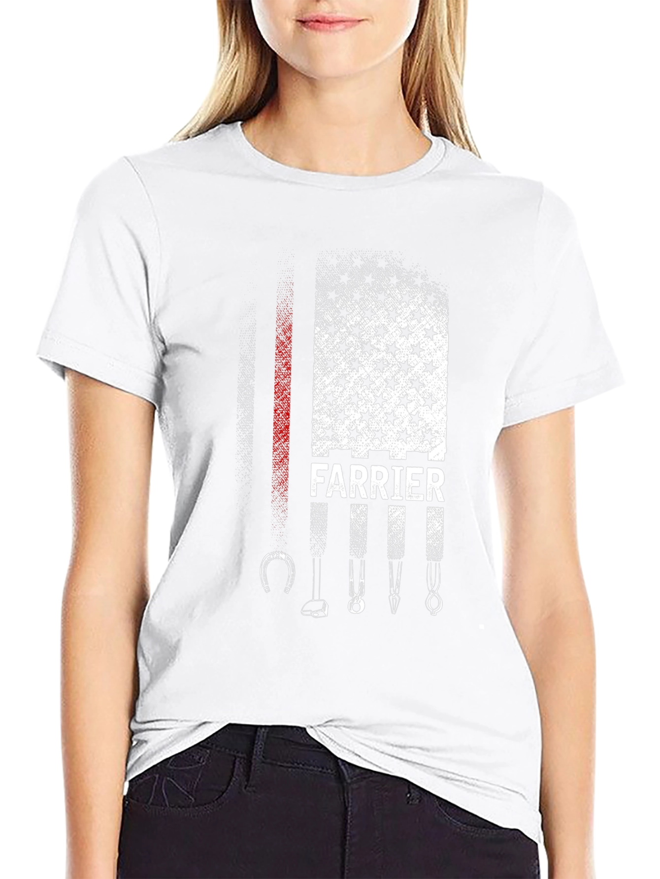 Farrier American Flag Graphic T-Shirt