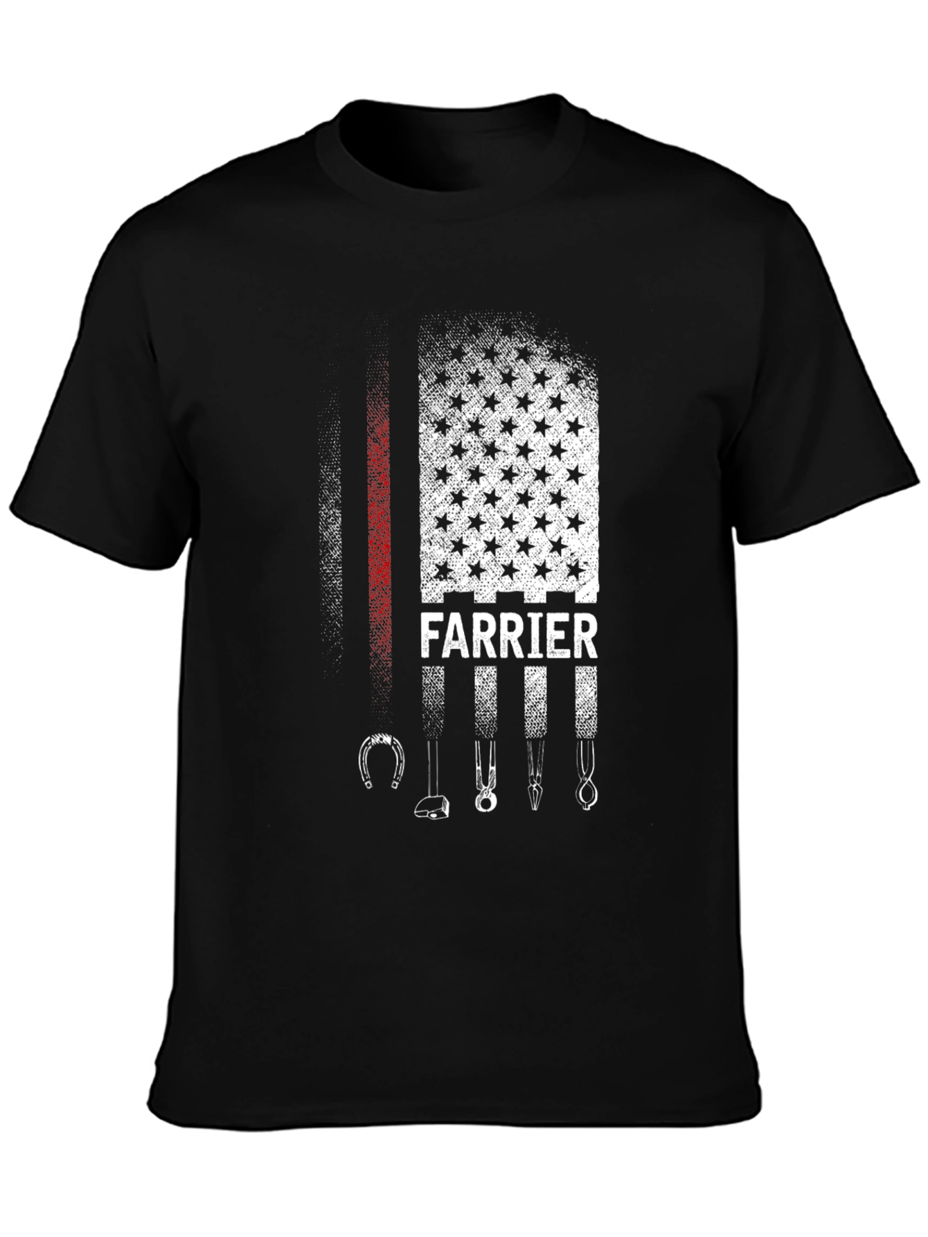 Farrier American Flag Graphic T-Shirt