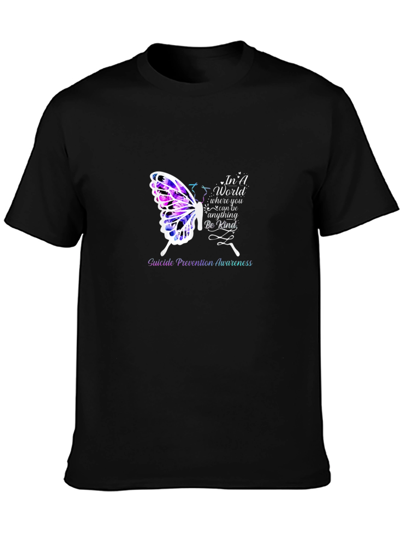 Suicide Prevention Butterfly Graphic Tee