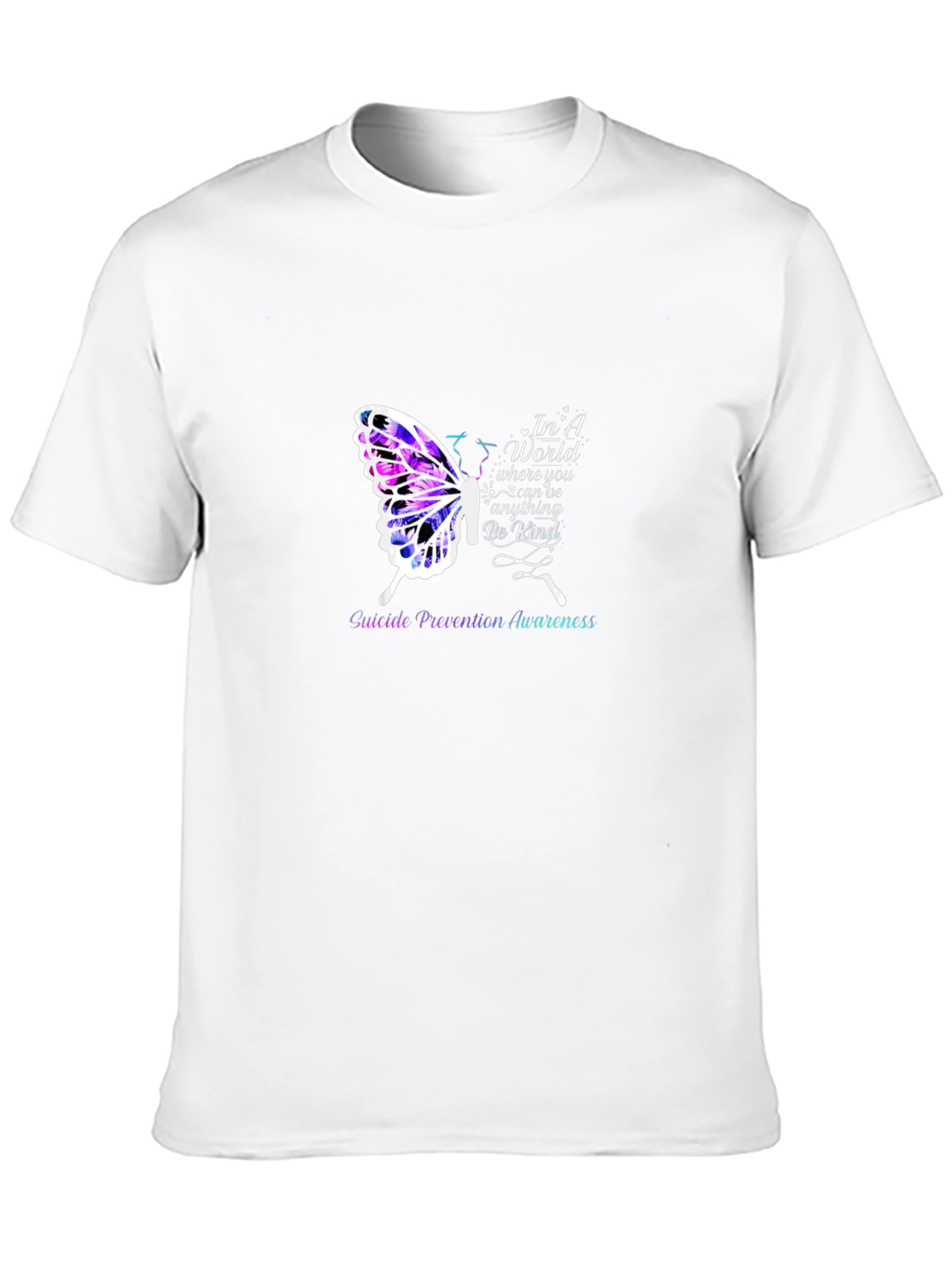 Suicide Prevention Butterfly Graphic Tee