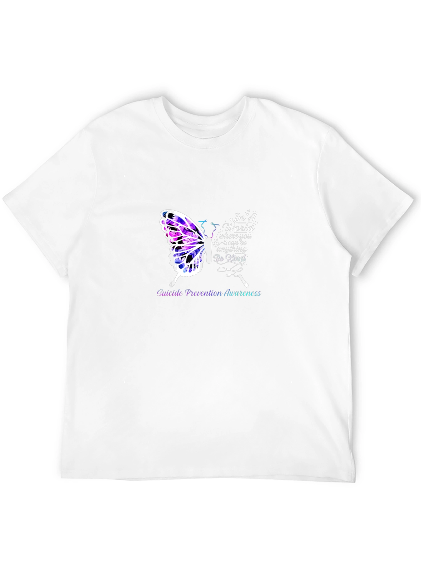 Suicide Prevention Butterfly Graphic Tee