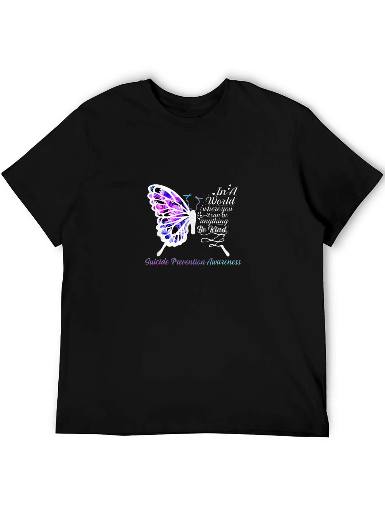 Suicide Prevention Butterfly Graphic Tee